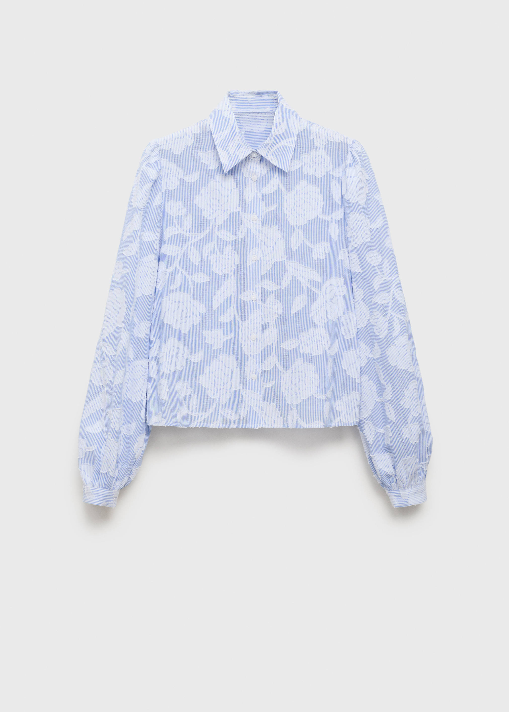 Camisa rayas detalles bordados - Artículo sin modelo