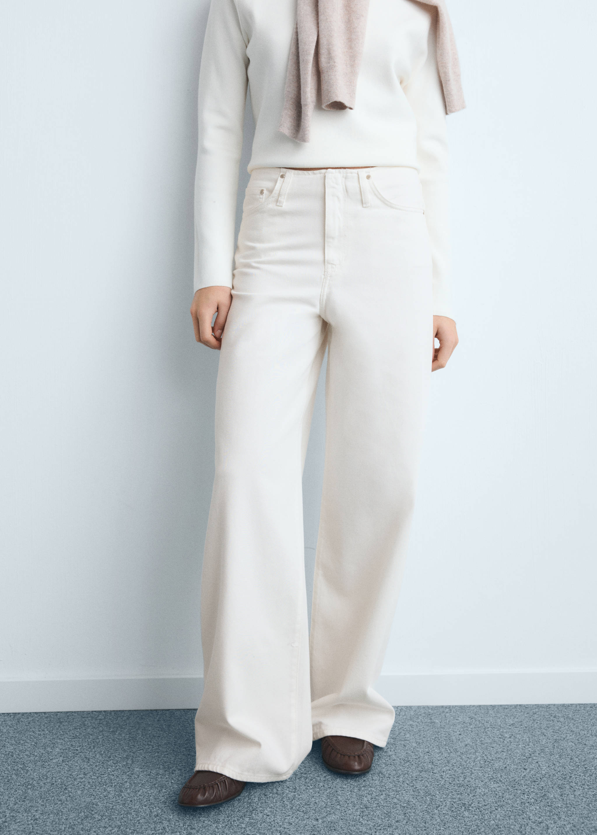 Low-rise wideleg jeans - Medium plane