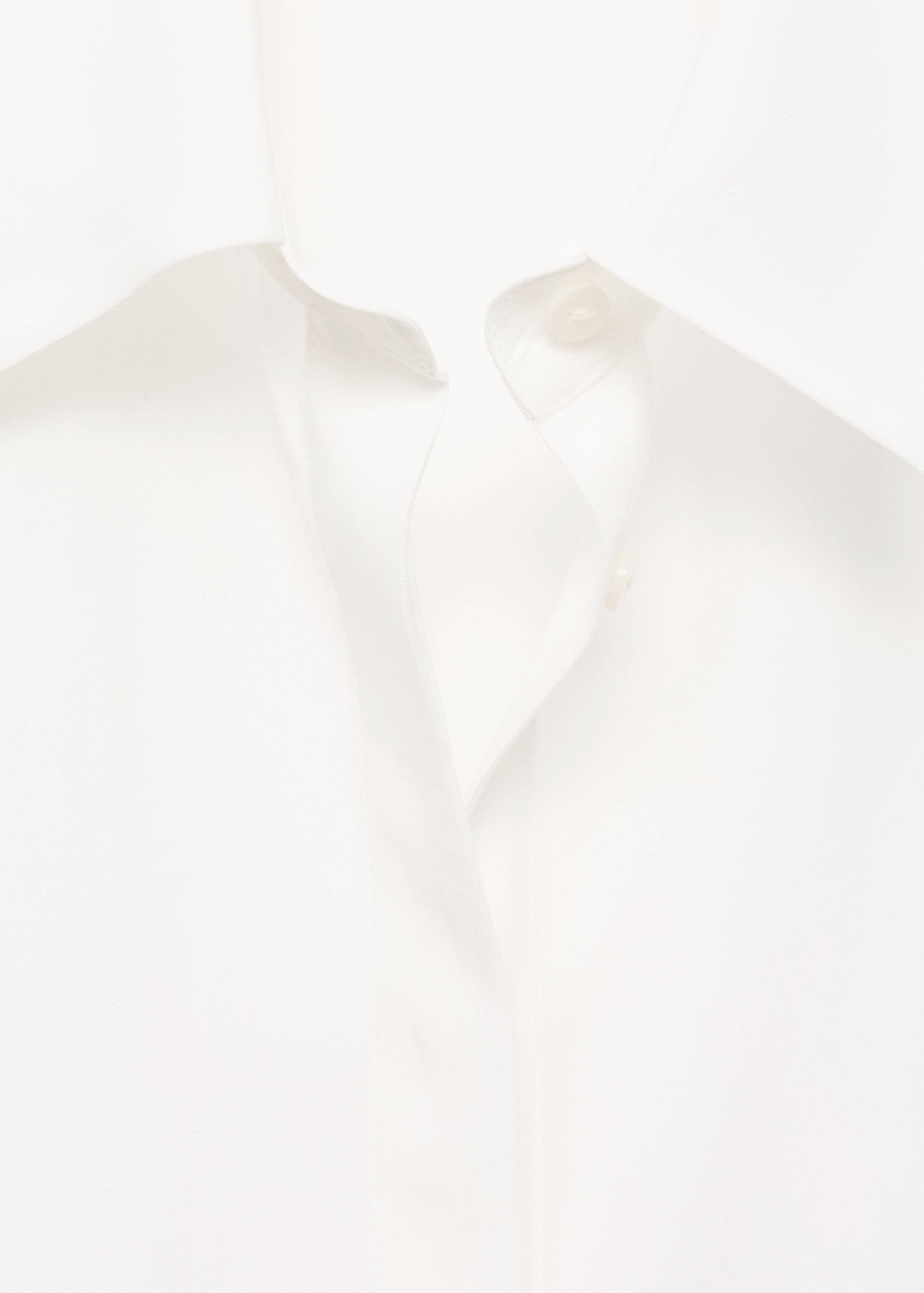 Lyocell shirt with hidden buttons - Details of the article 8