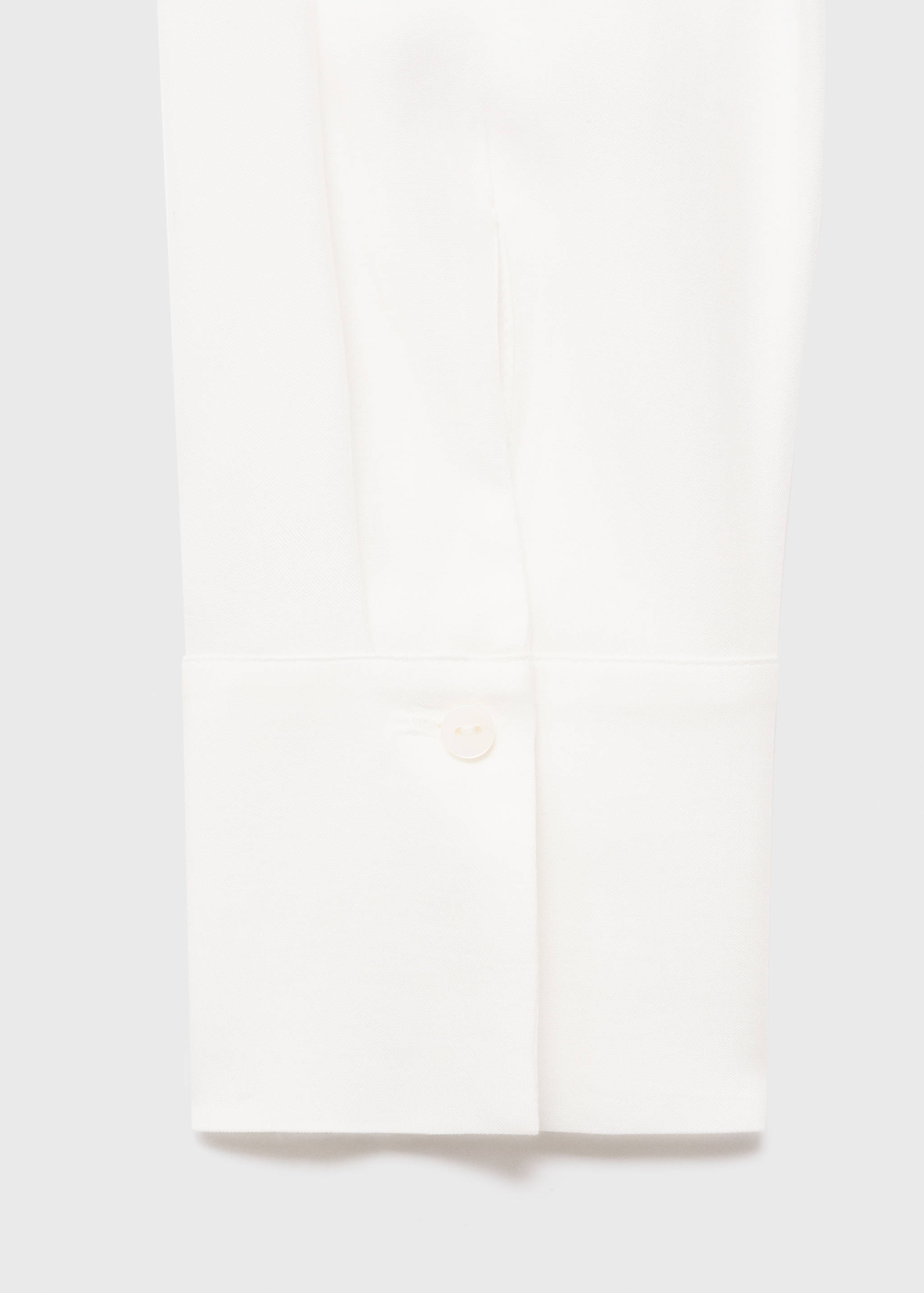 Lyocell shirt with hidden buttons - Details of the article 0