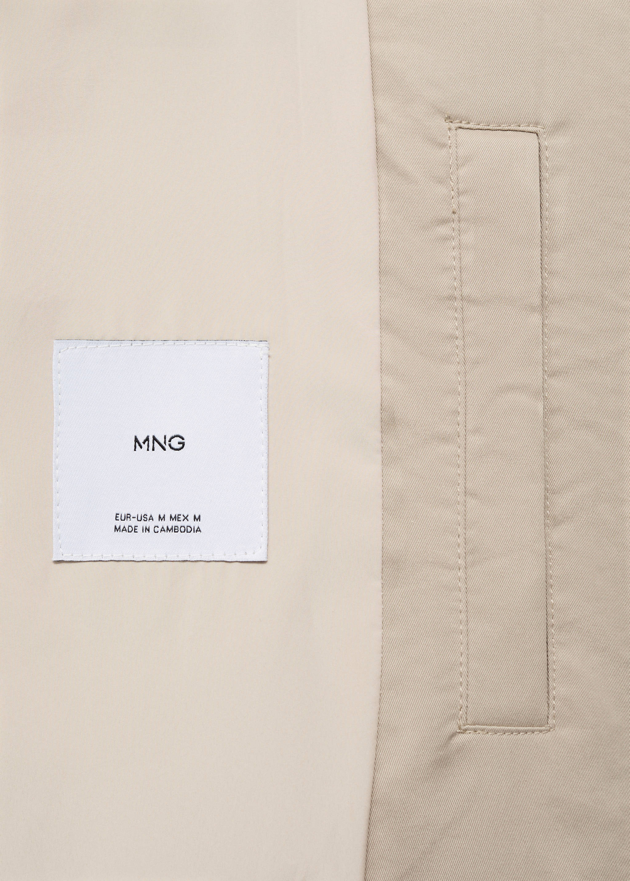 Klassisk trenchcoat water repellent - Detaljer om artikeln 0
