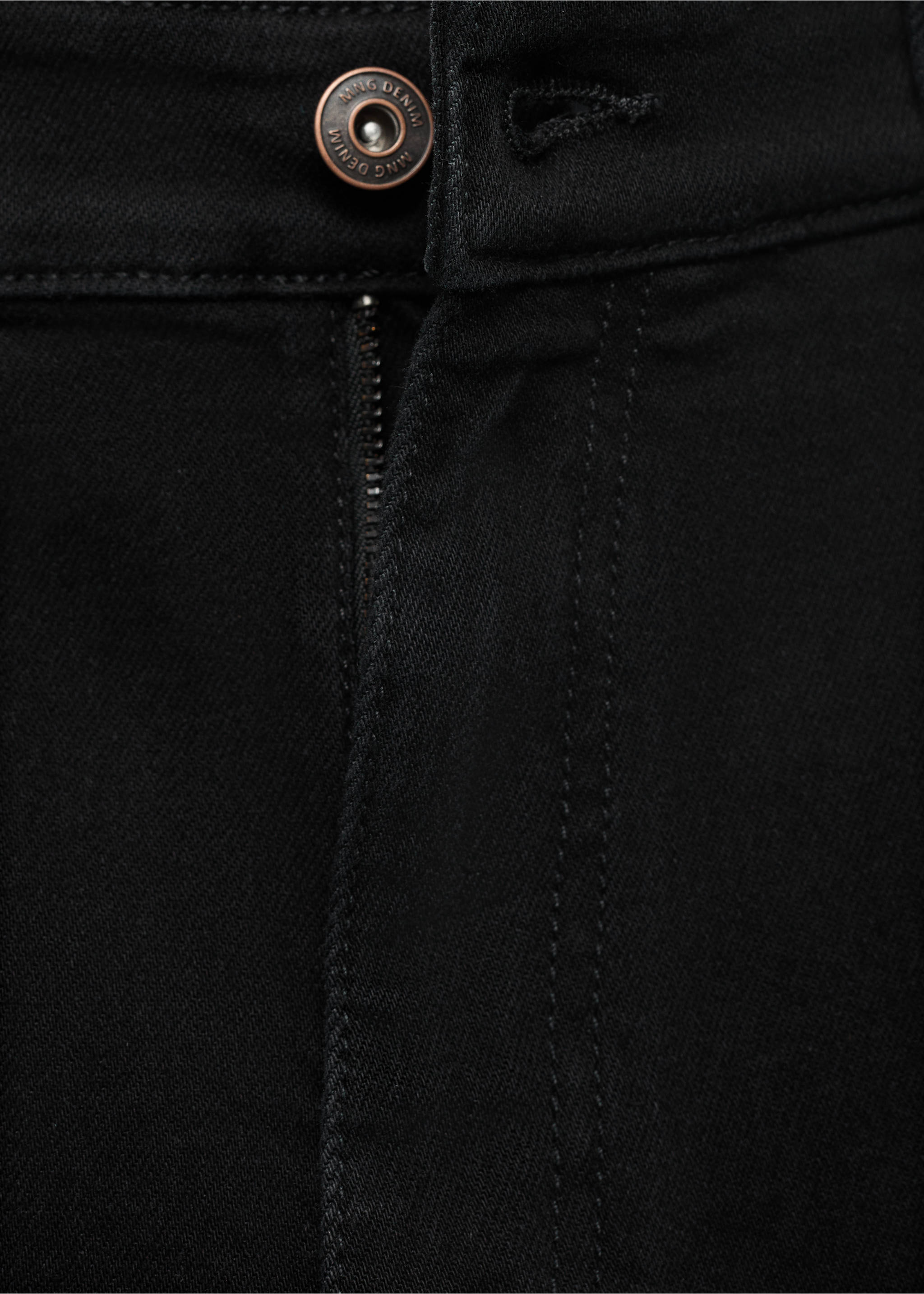 Jude skinny-fit jeans - Details of the article 8, Black denim. Ref: 17084407-00.