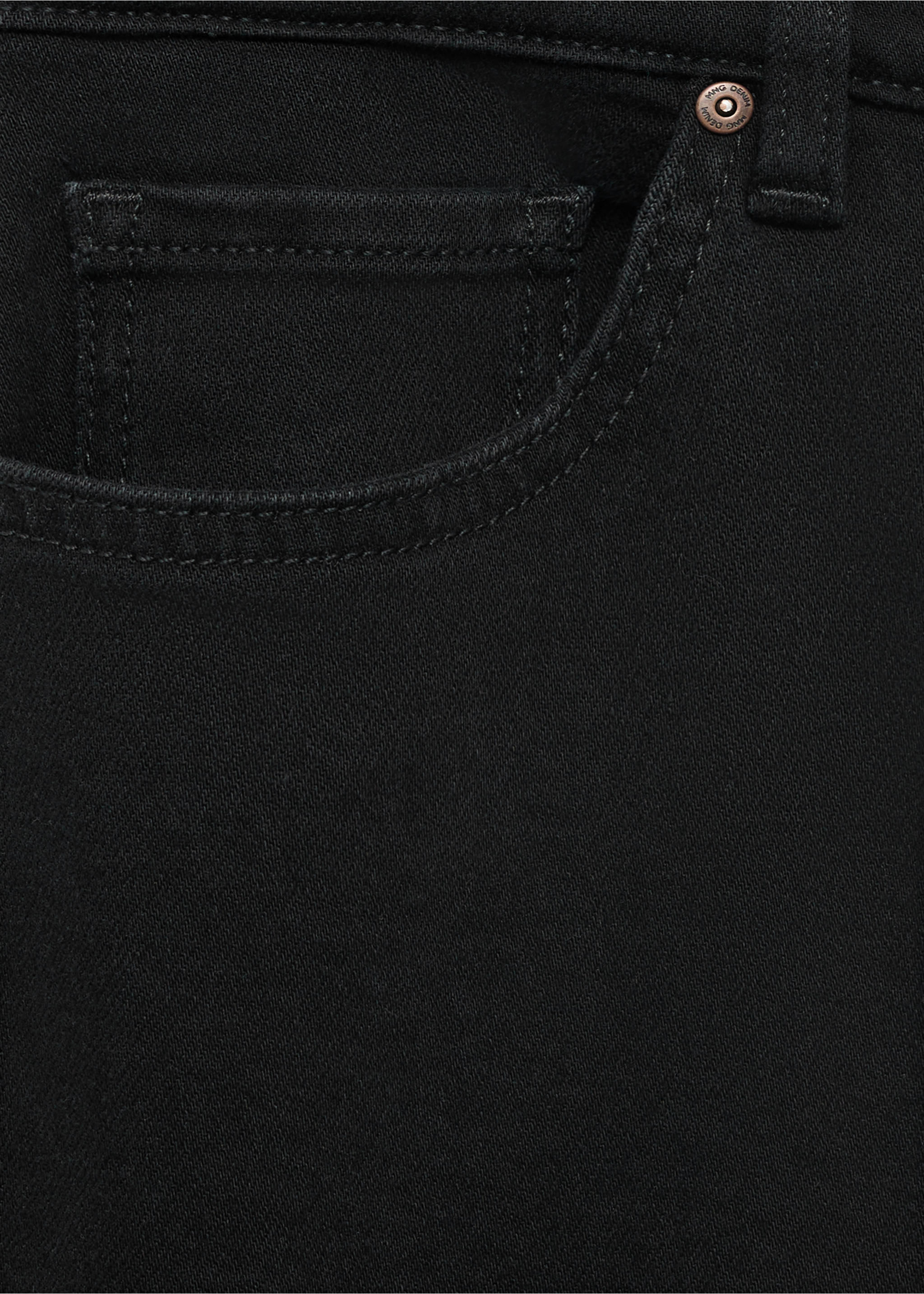 Jude skinny-fit jeans - Details of the article 0, Black denim. Ref: 17084407-00.
