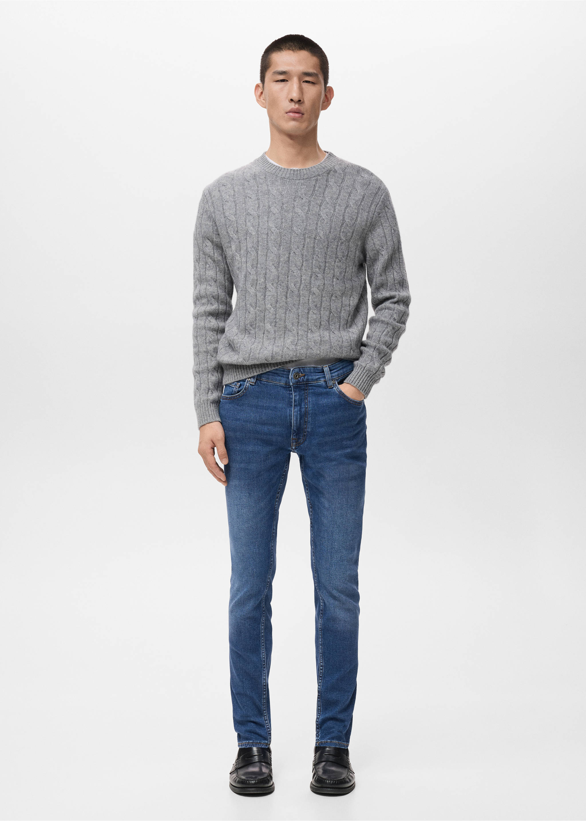 Jude skinny-fit jeans - General plane, Dark Blue. Ref: 17084408-00.