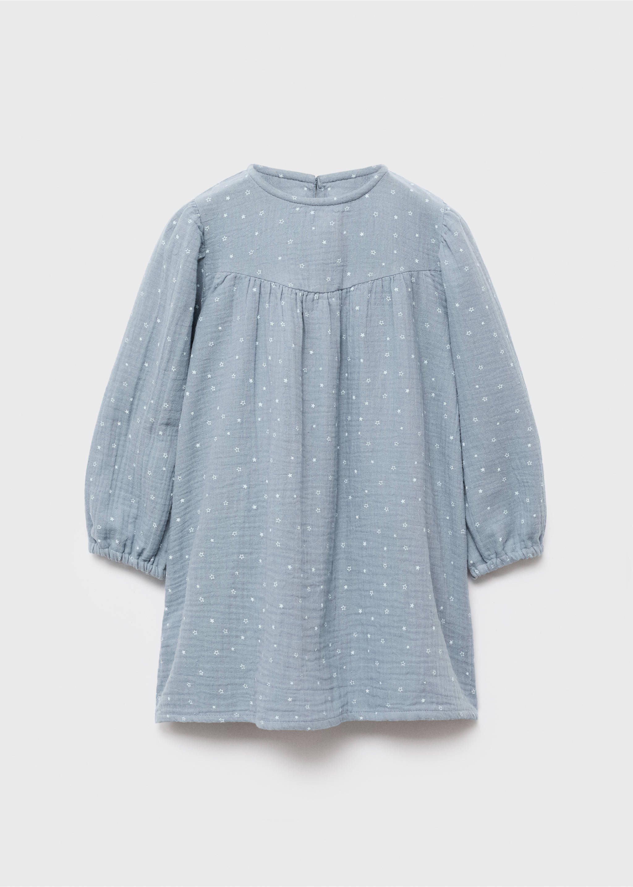 Star print dress - Article without model, Sky Blue. Ref: 17084409-00.