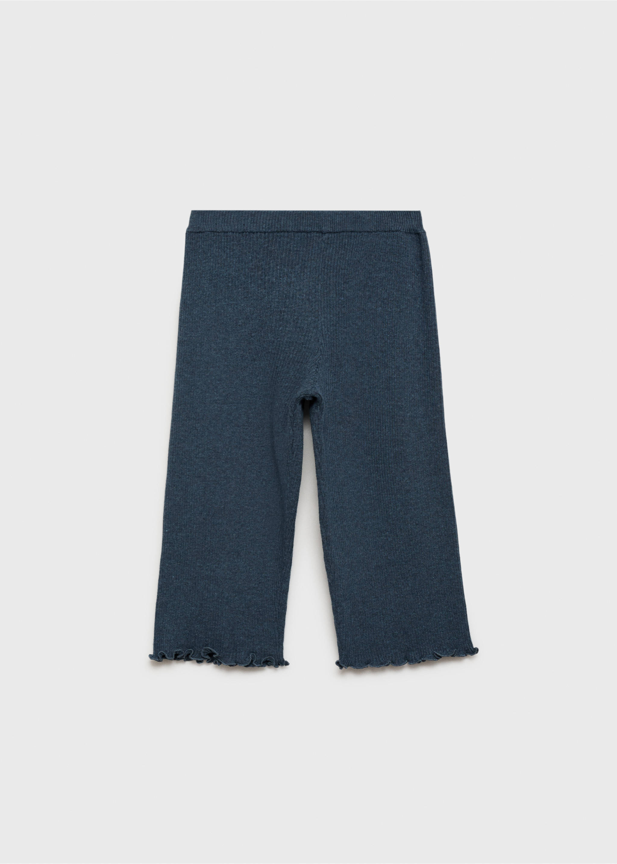 Pantalón punto canalé - Artículo sin modelo, Azul indigo. Ref: 17084416-00.