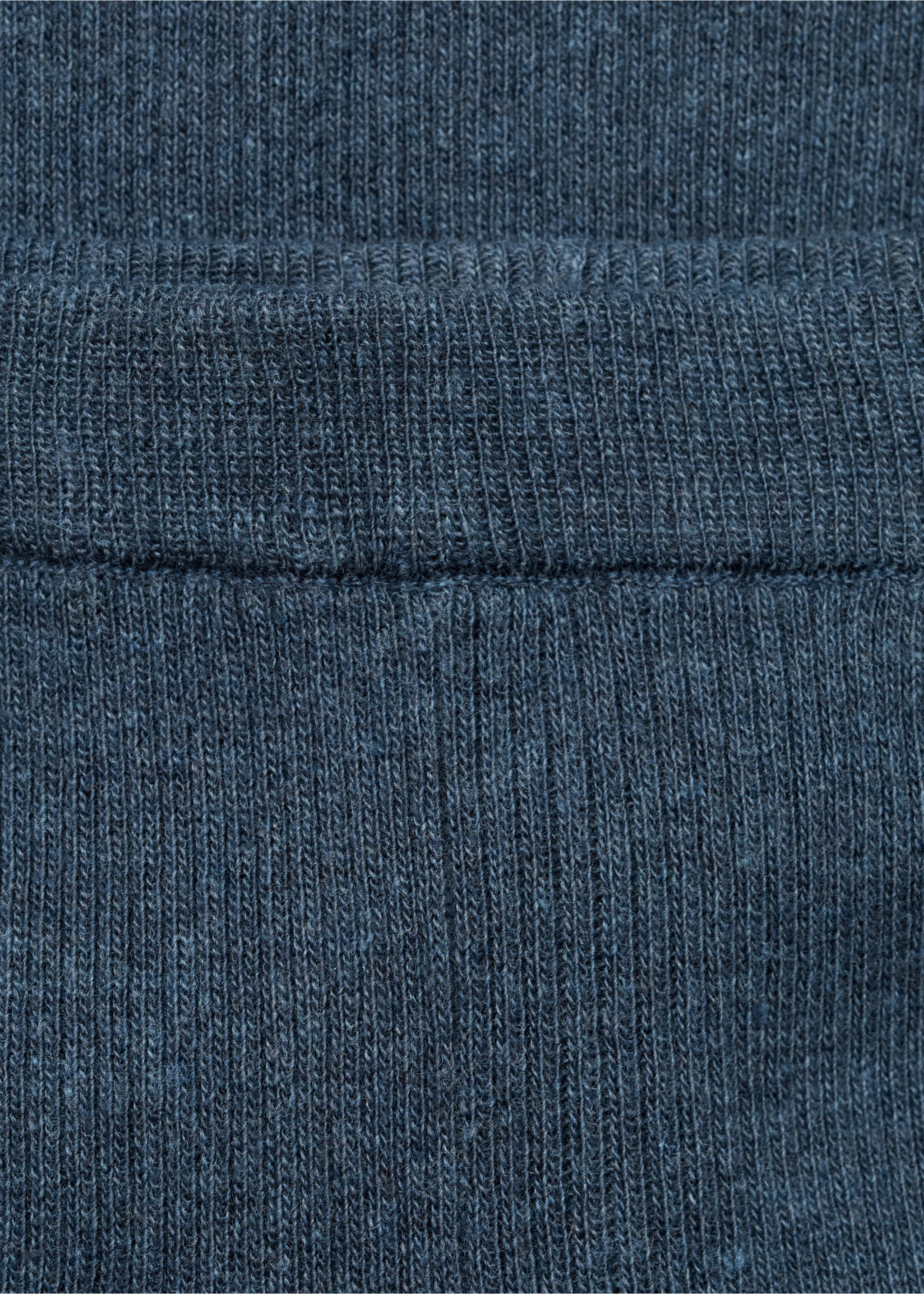 Pantalón punto canalé - Detalle del artículo 8, Azul indigo. Ref: 17084416-00.