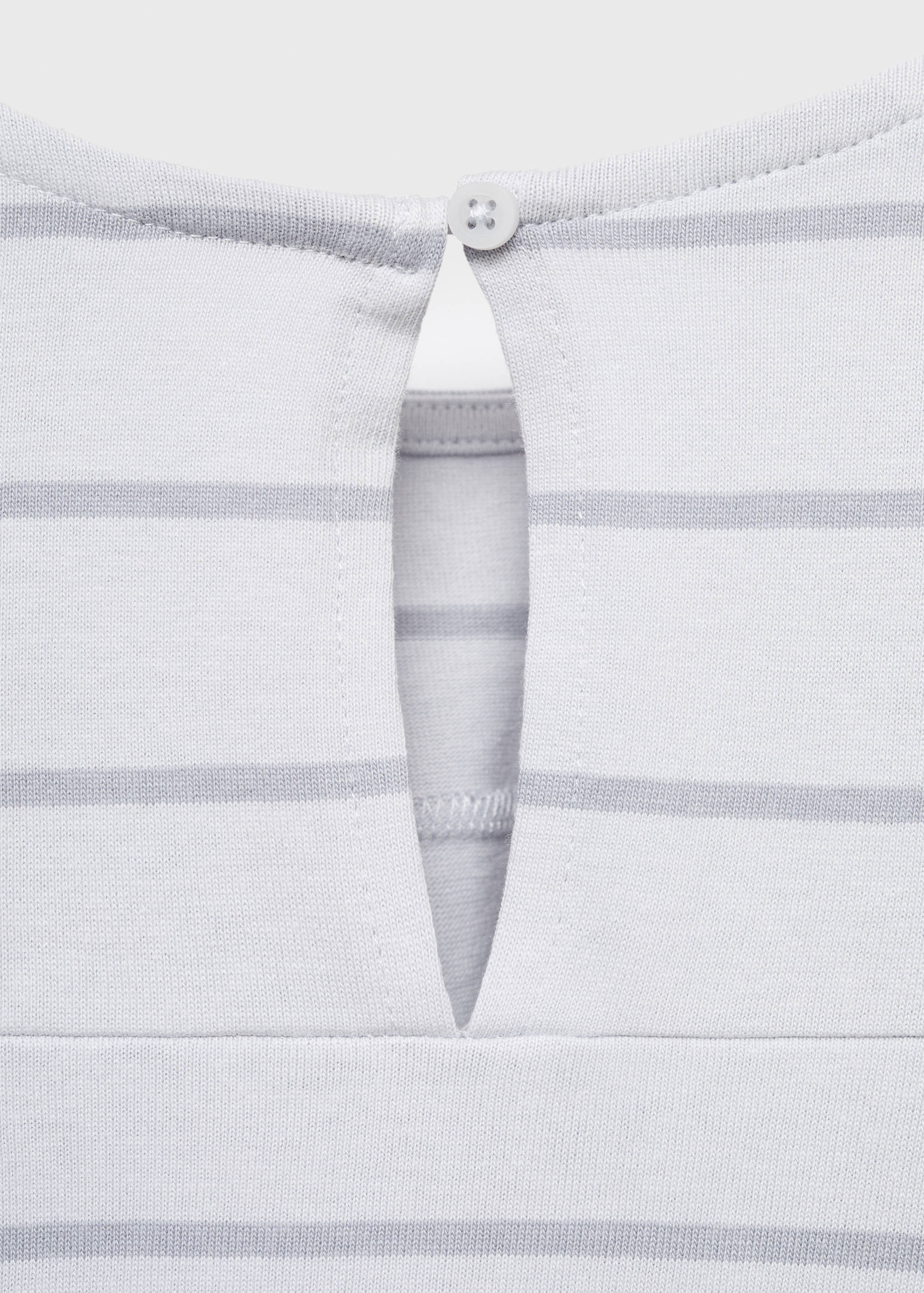 Striped cotton-blend dress - Details of the article 0