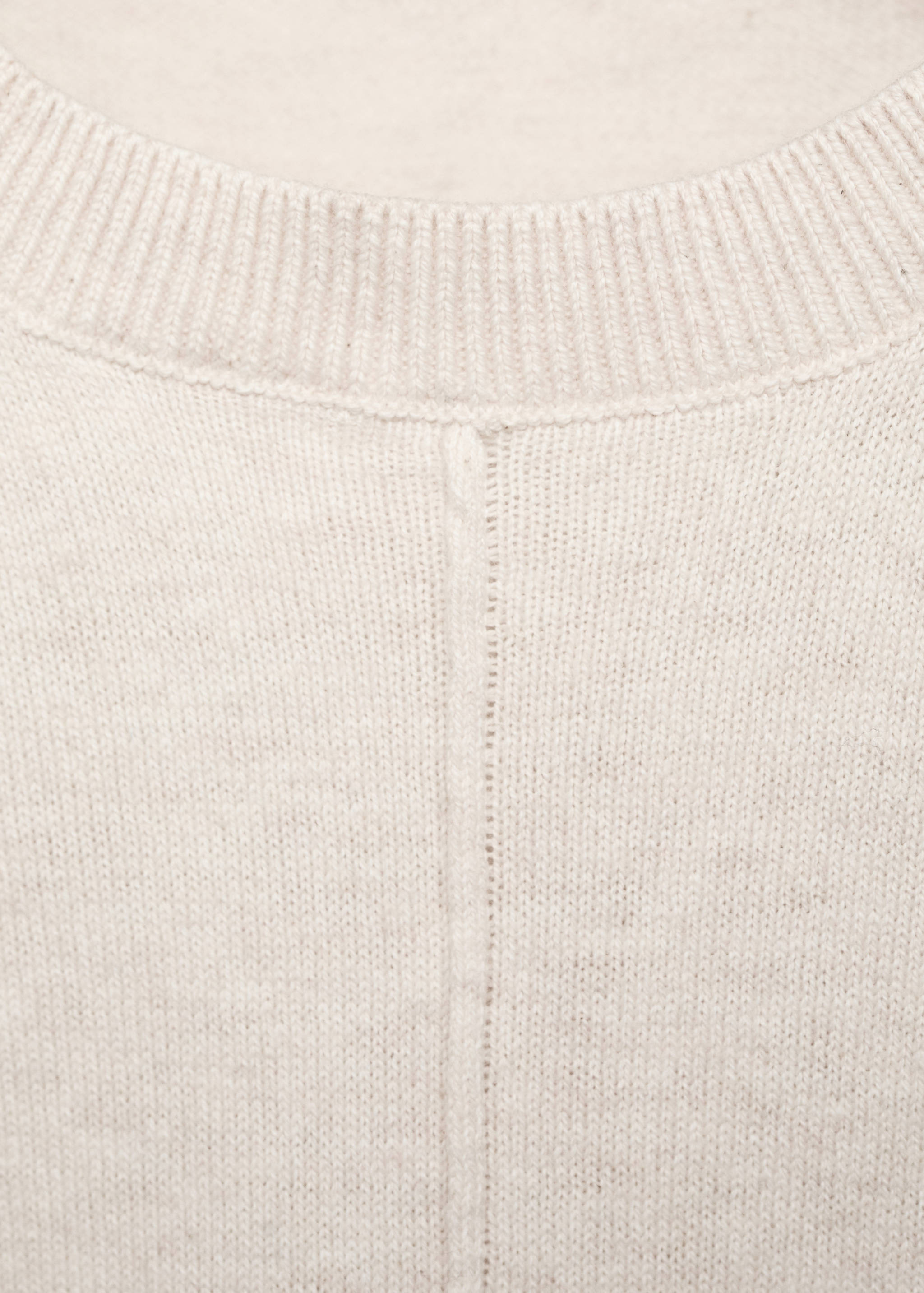 Decorative seams cotton sweater - Details of the article 8