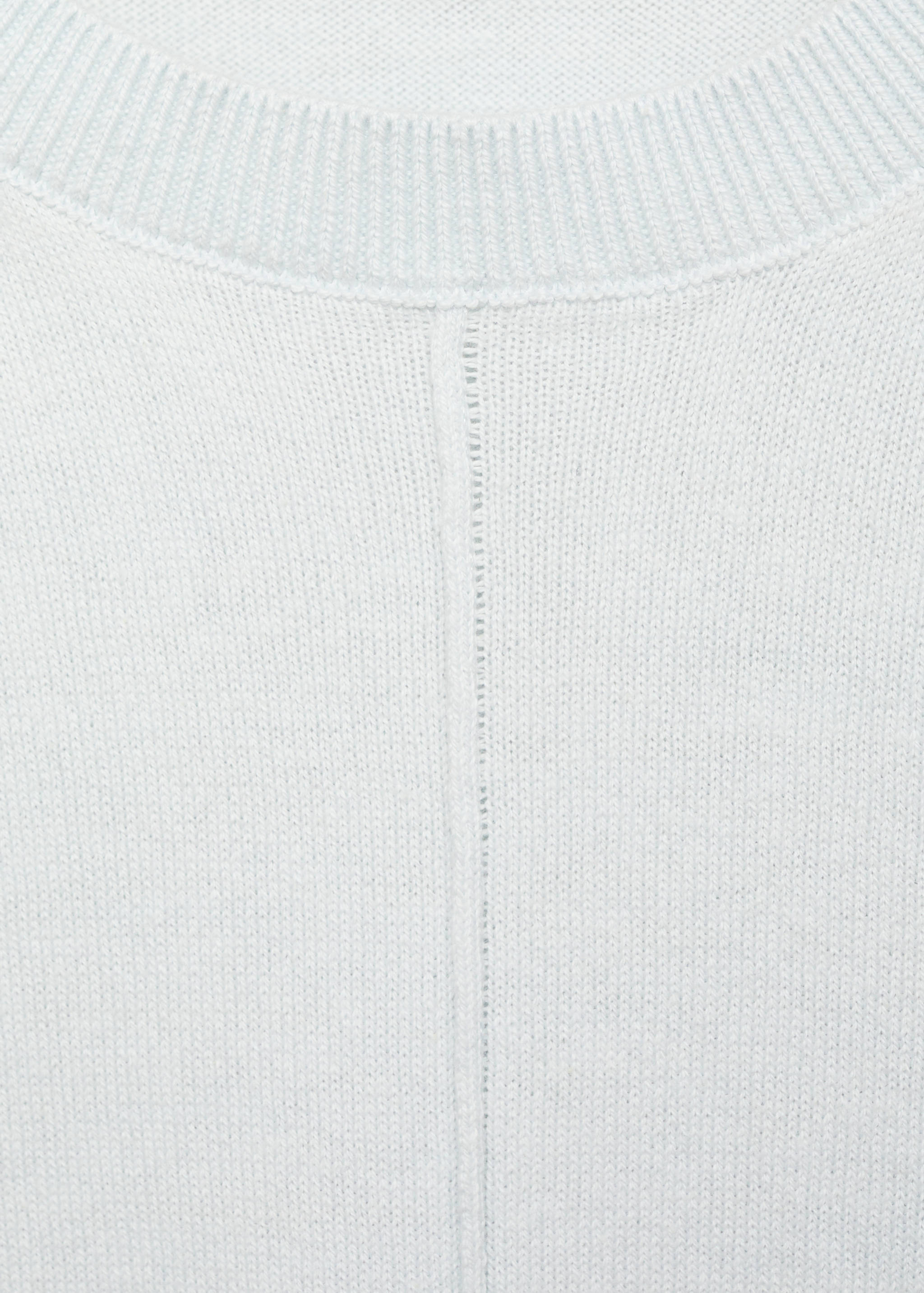Decorative seams cotton sweater - Details of the article 8