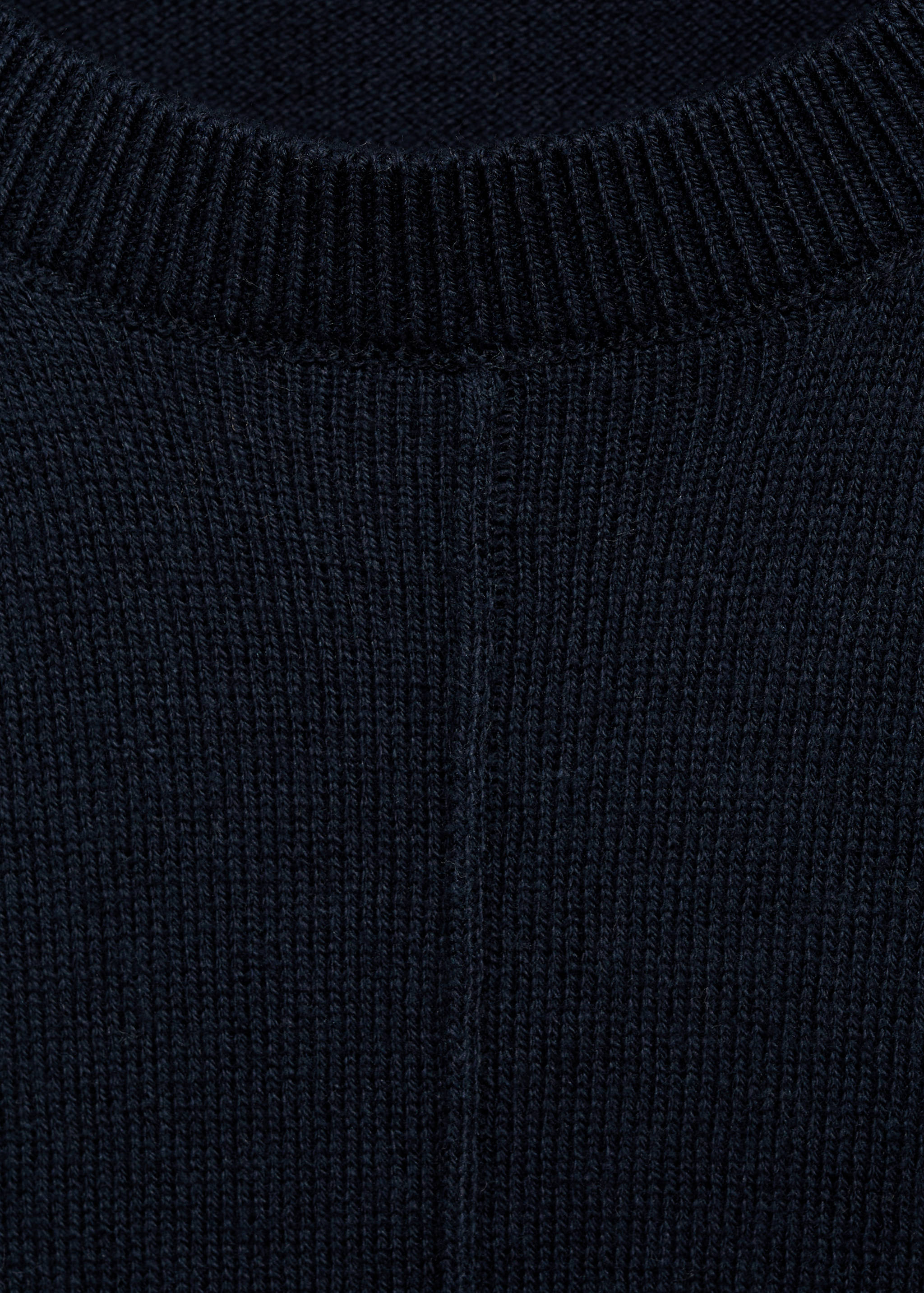 Decorative seams cotton sweater - Details of the article 8
