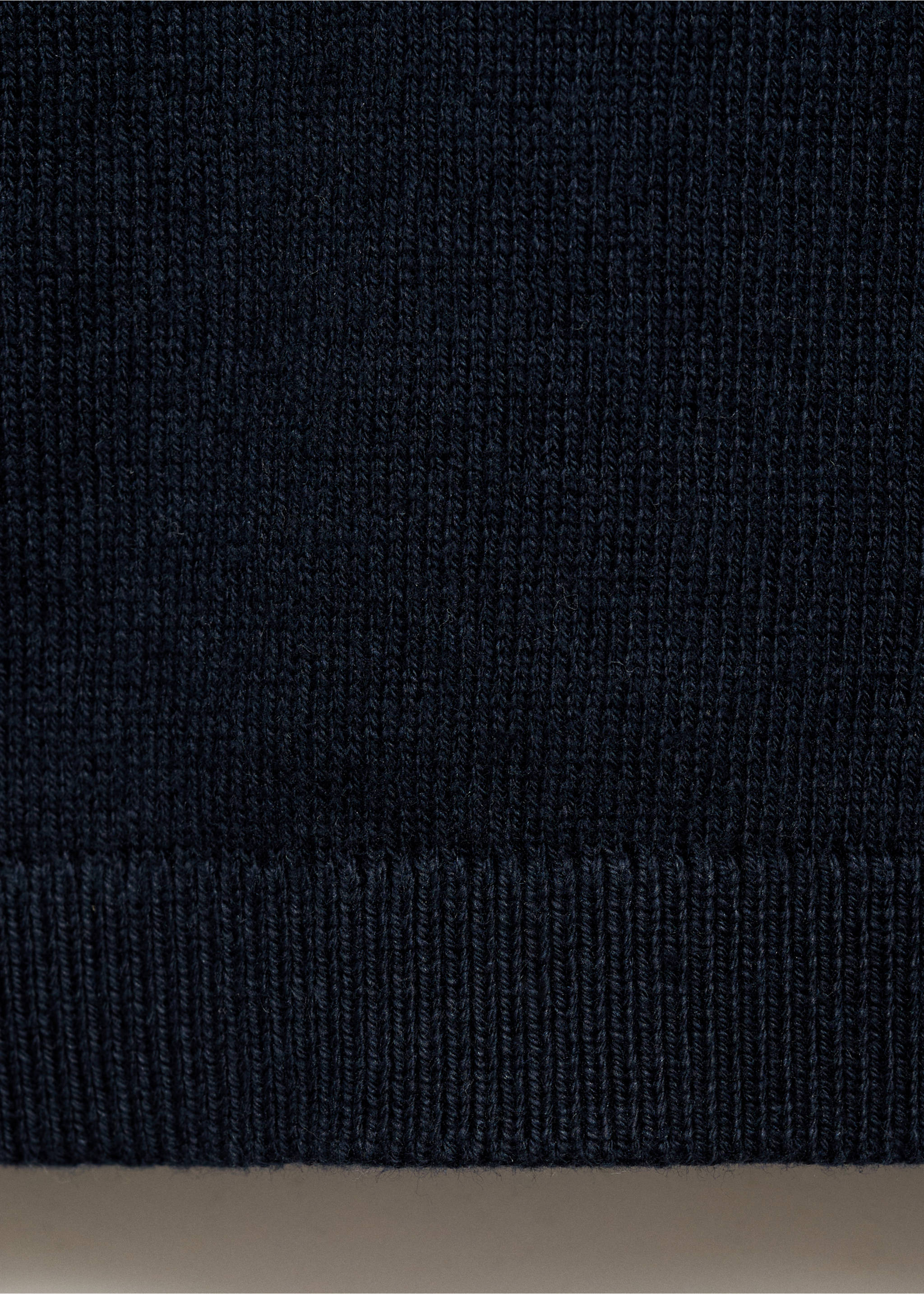 Pull-over en coton coutures décoratives - Détail de l'article 0, Bleu marine. Ref: 17084431-00.