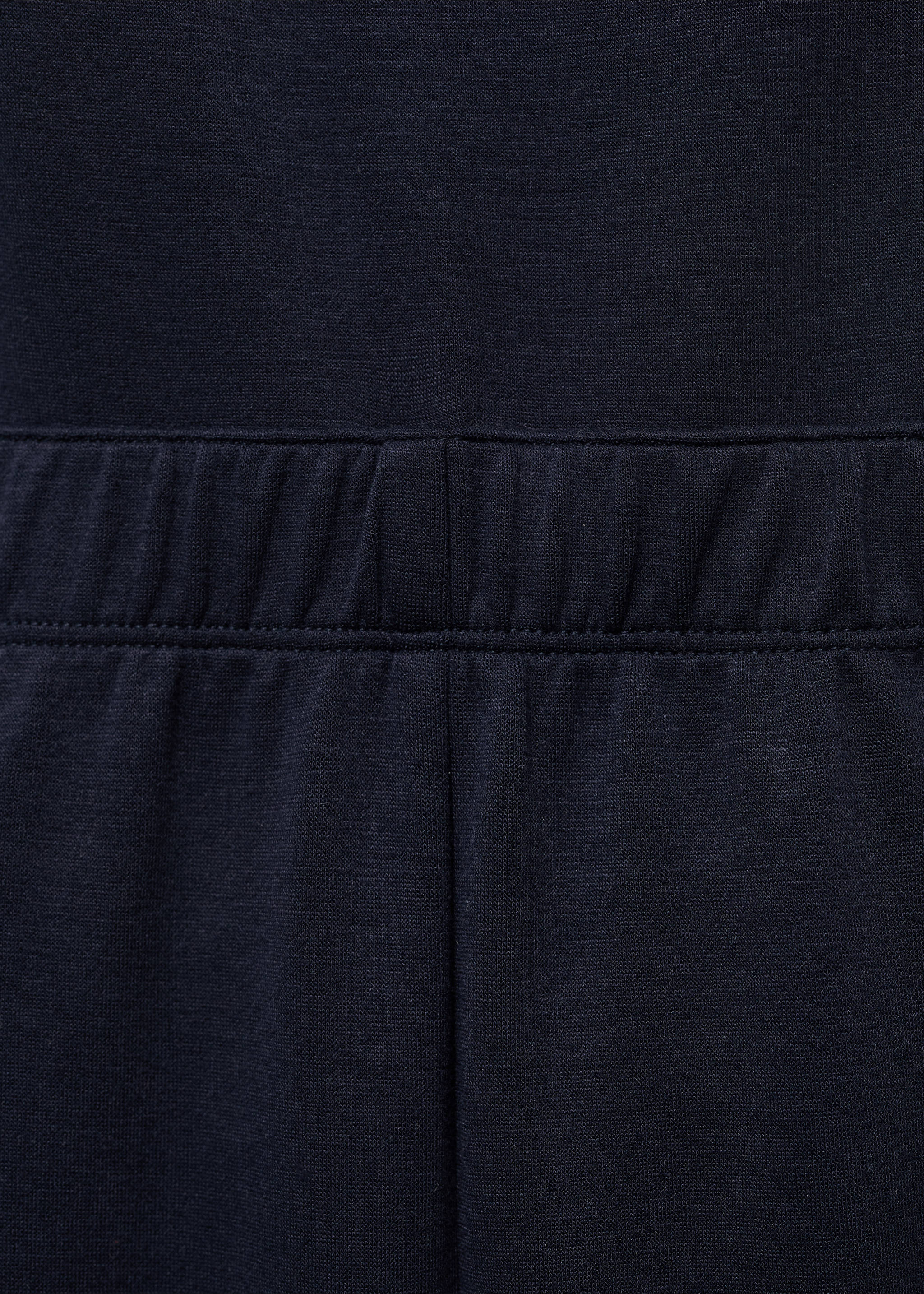 Long knitted dungarees - Details of the article 0, Navy. Ref: 17084437-00.