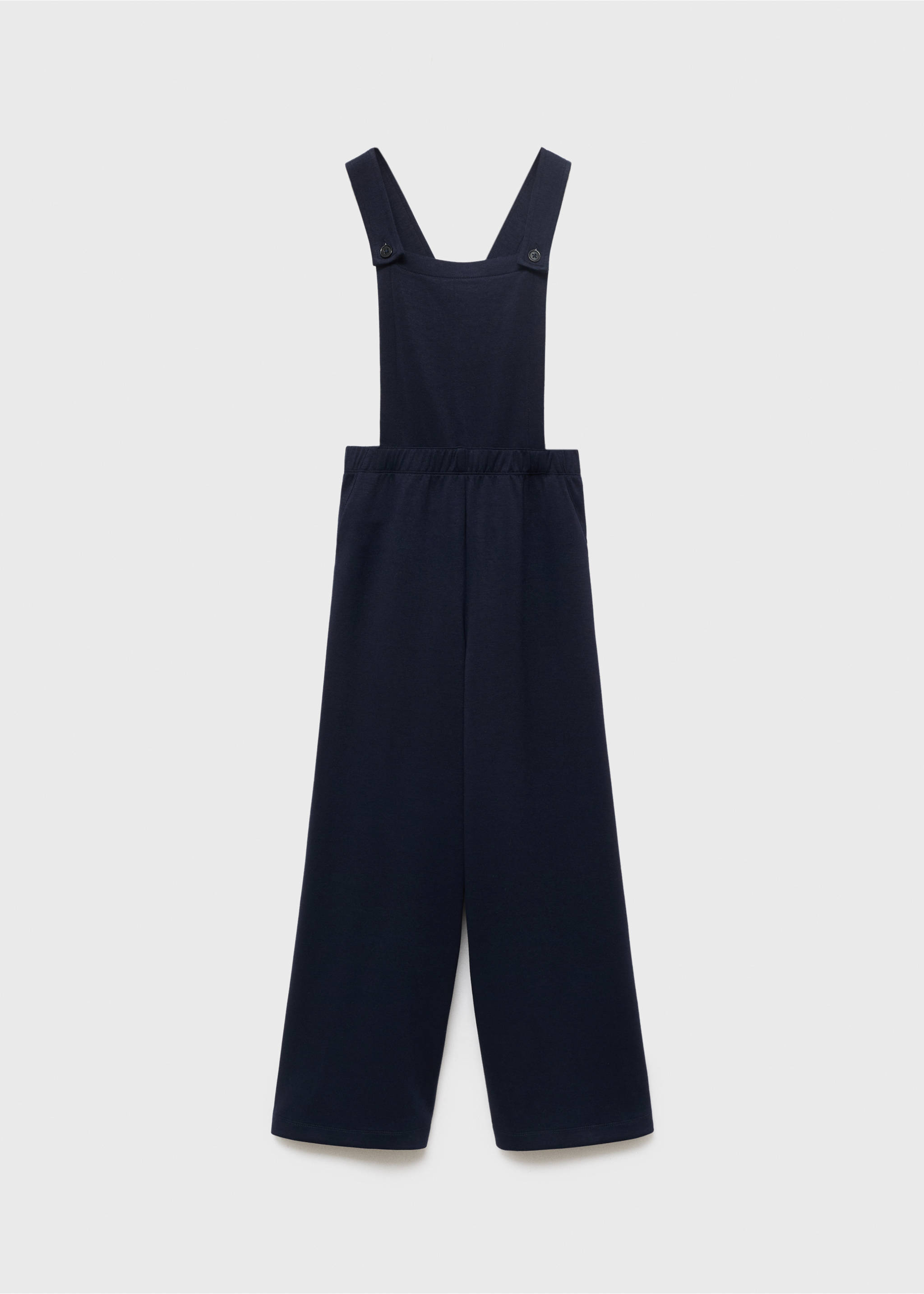 Long knitted dungarees - Article without model, Navy. Ref: 17084437-00.