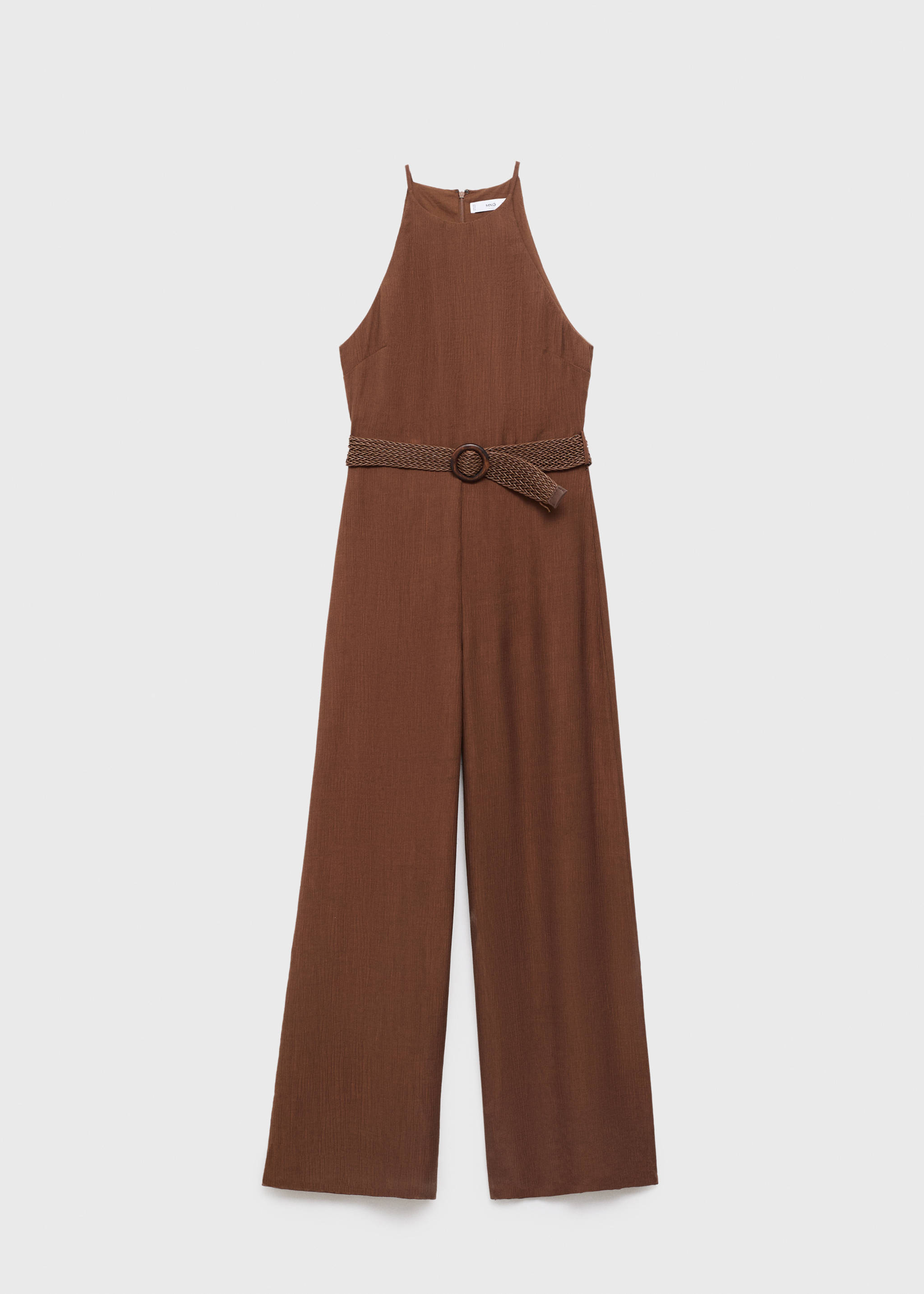 Plissierter Overall mit Gürtel - Artikel ohne Model