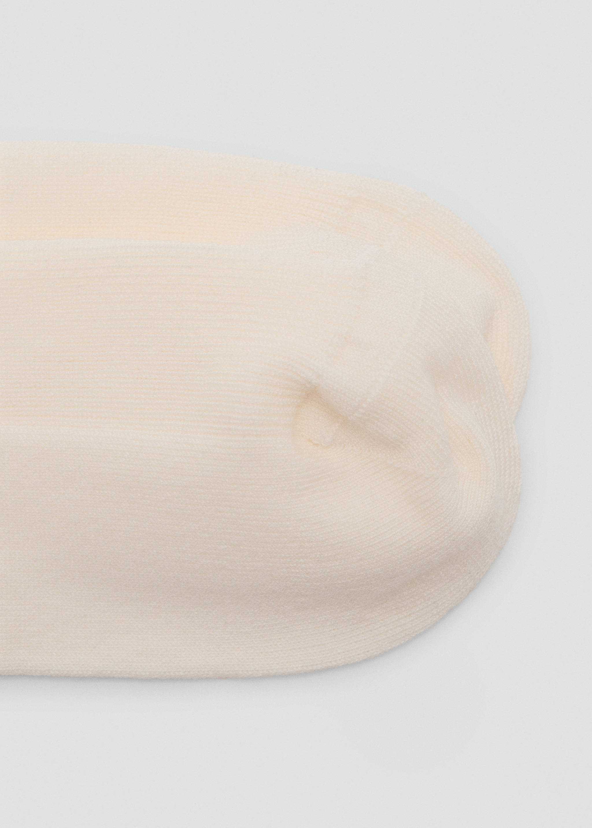 Chaussettes coton maille côtelée - Détail de l'article 1