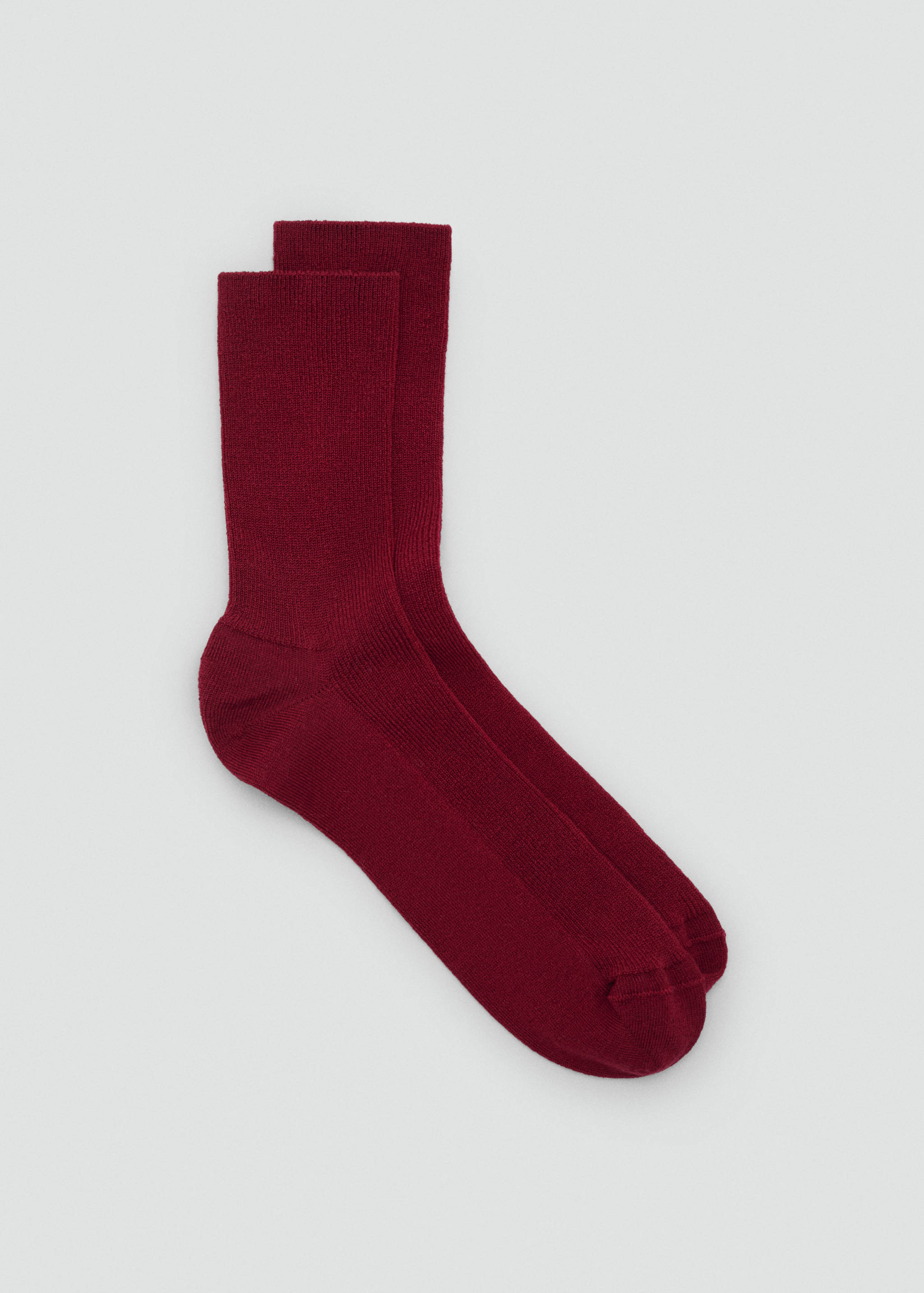 Chaussettes coton maille côtelée - Article sans modèle