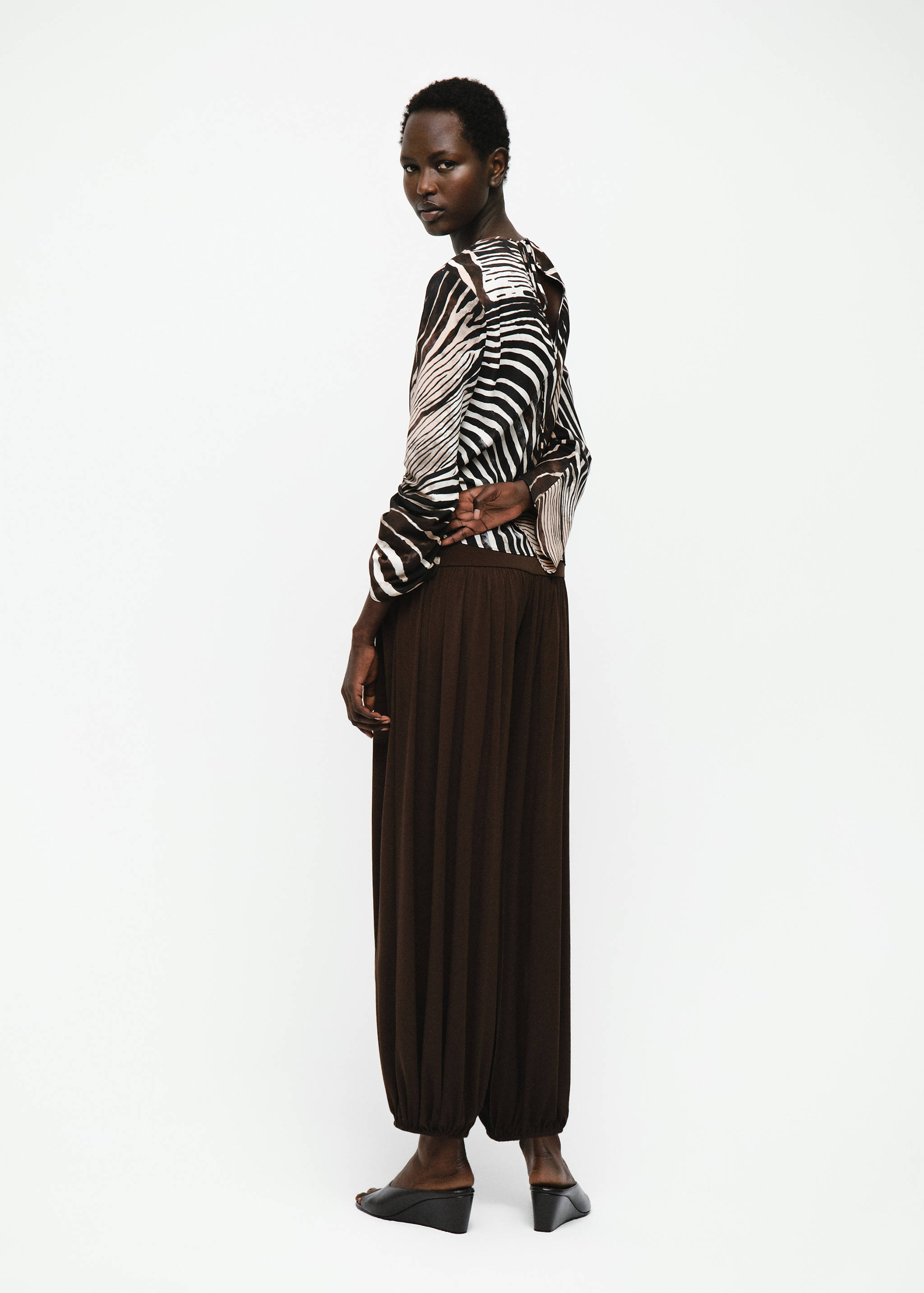 Zebra print blouse - Details of the article 3