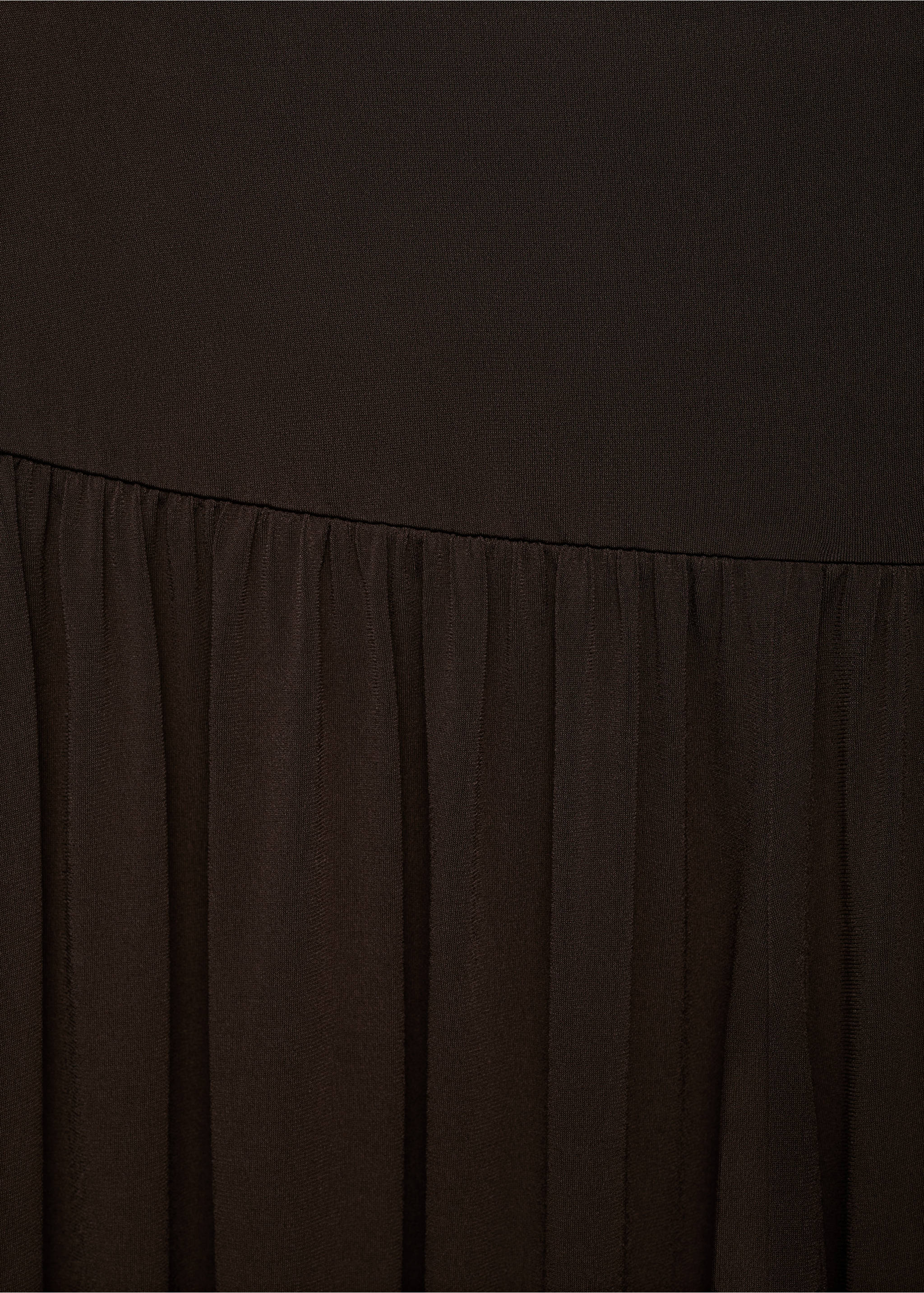 Balloon trousers with elastic waist - Details of the article 8, Brown. Ref: 17084787-00.