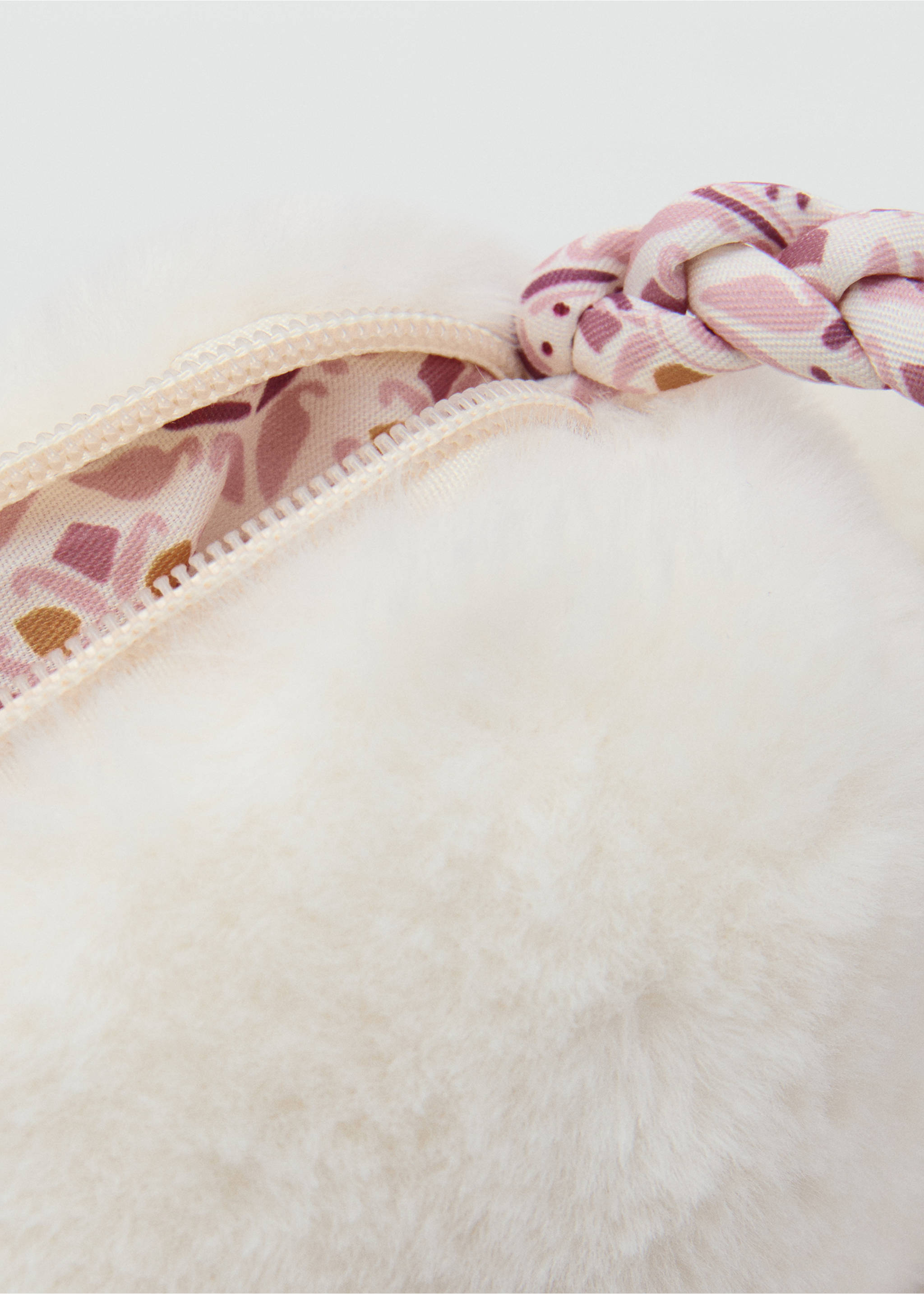 Animal-design bag - Details of the article 3, Ecru. Ref: 17085143-00.