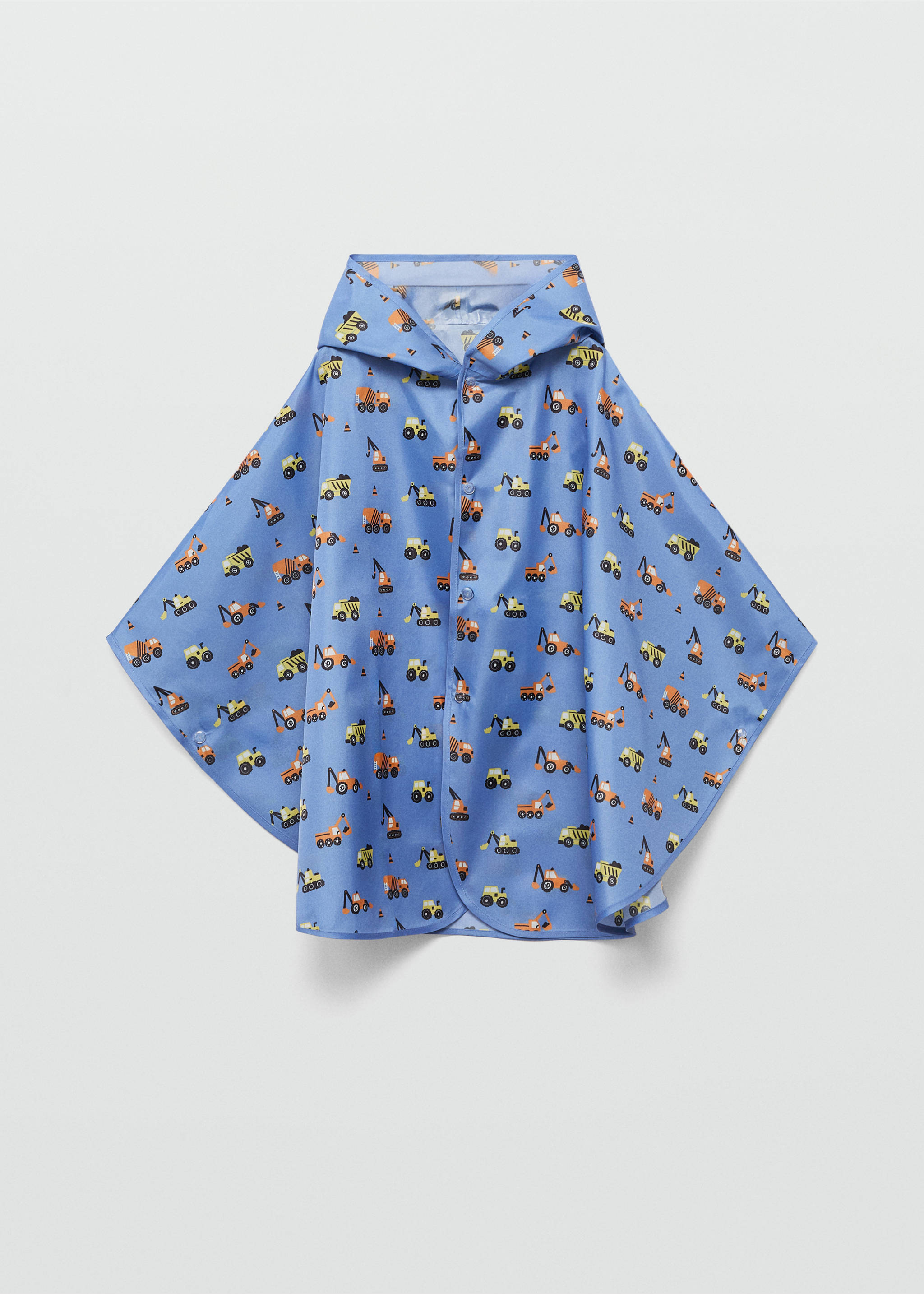 Car-print raincoat - Article without model, Blue. Ref: 17085144-00.