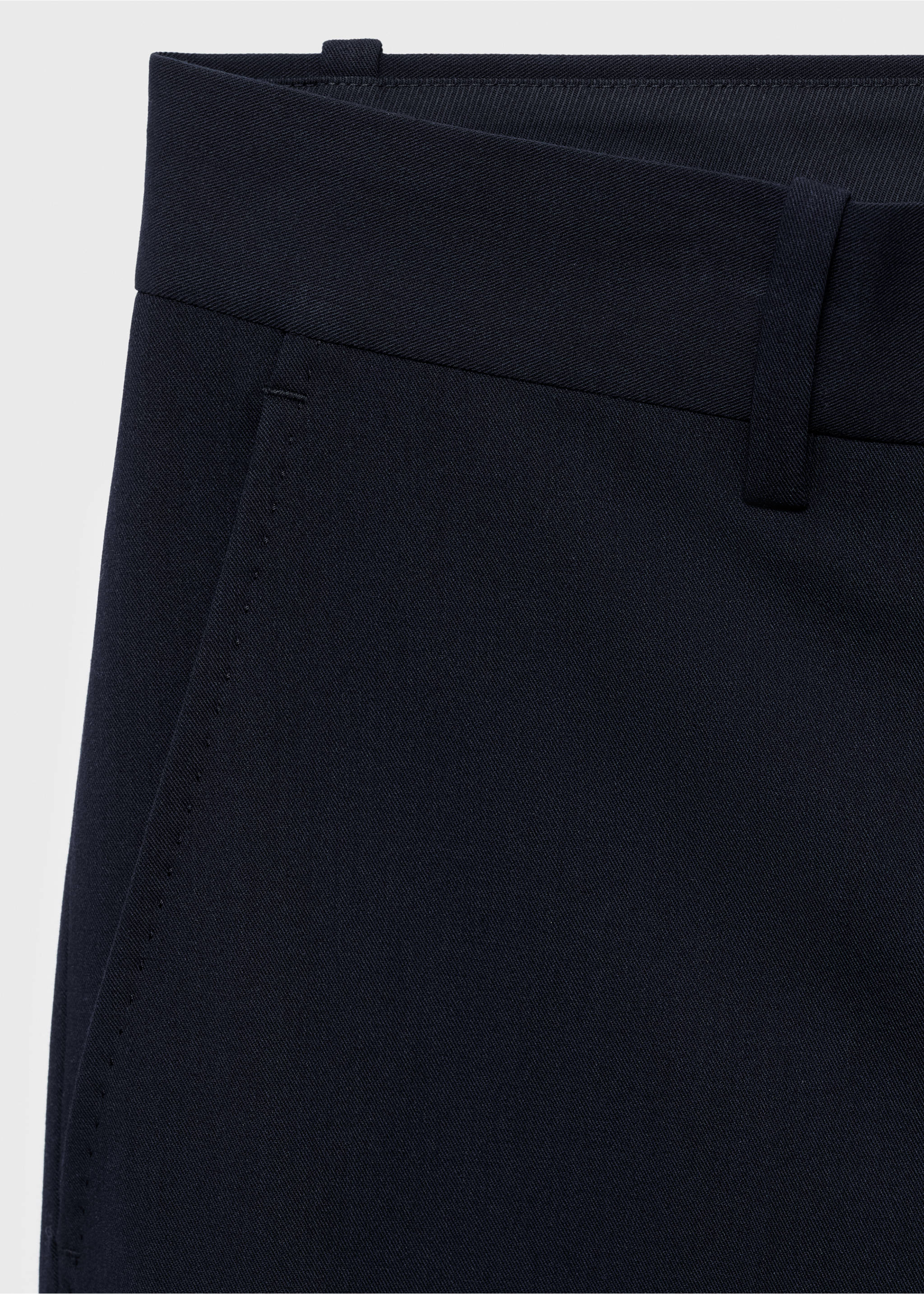 Slim-fit suit trousers - Details of the article 0, Navy. Ref: 17085150-00.