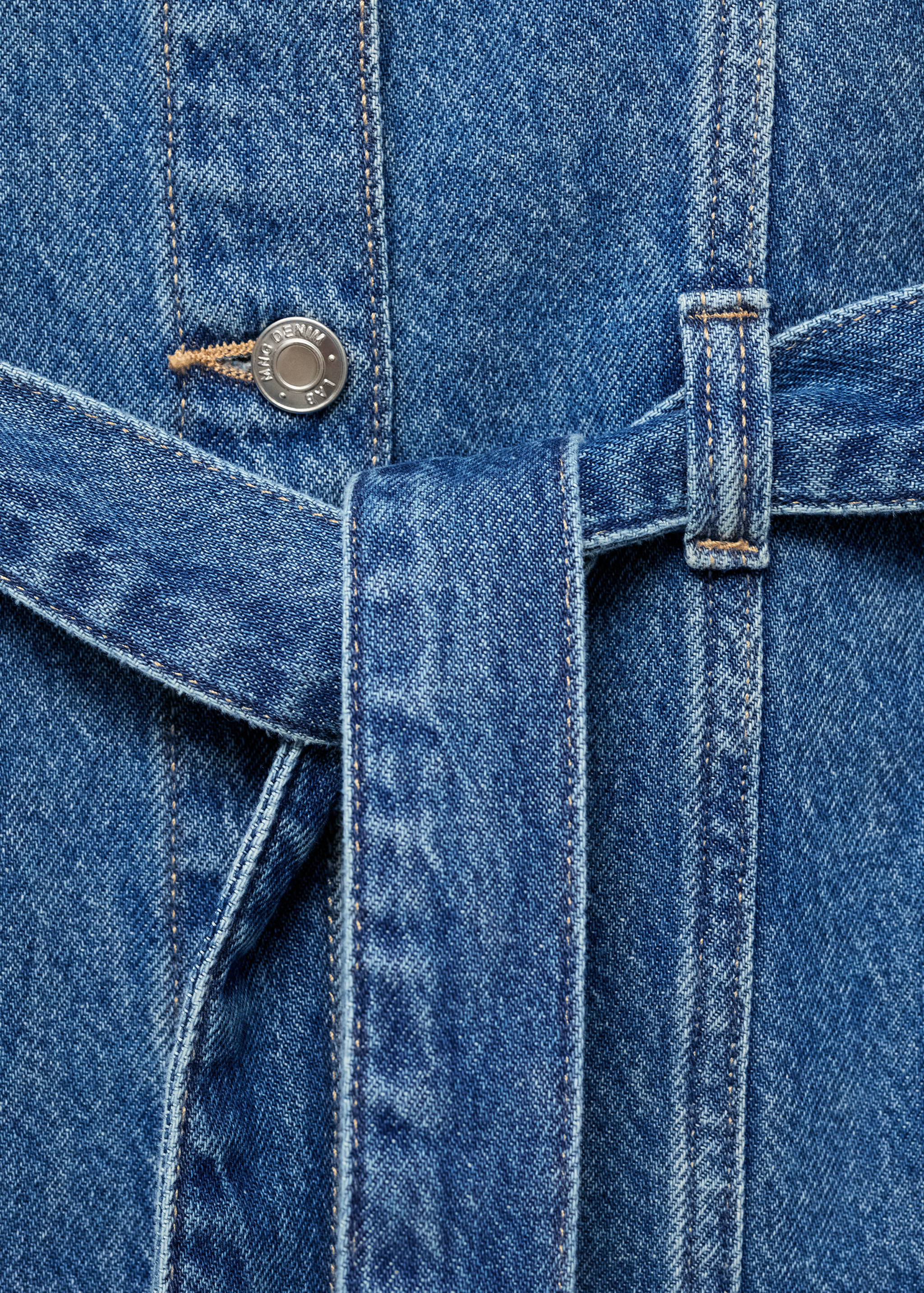 Short denim dress - Details of the article 8