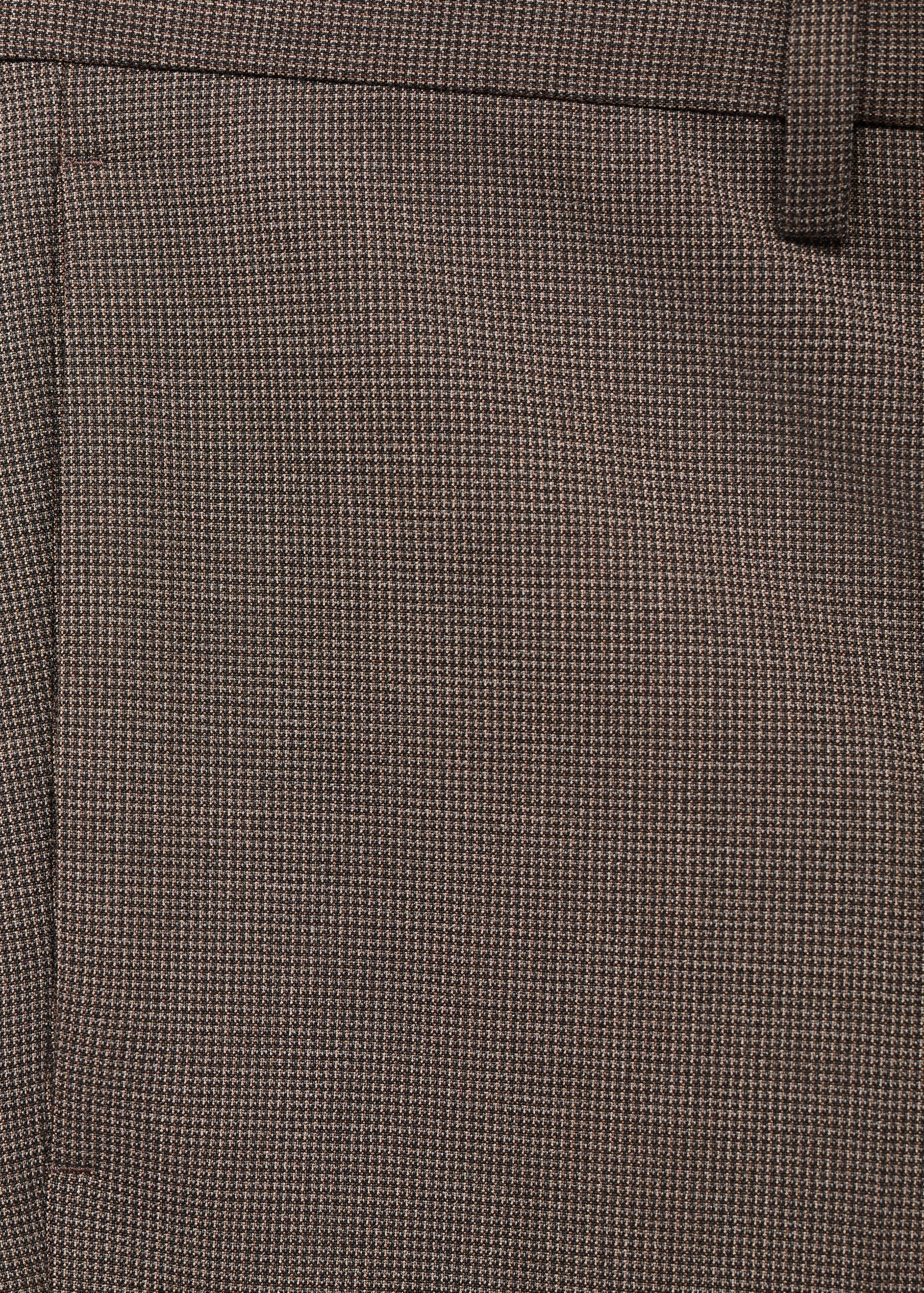 Stretch fabric super slim-fit suit trousers - Details of the article 0
