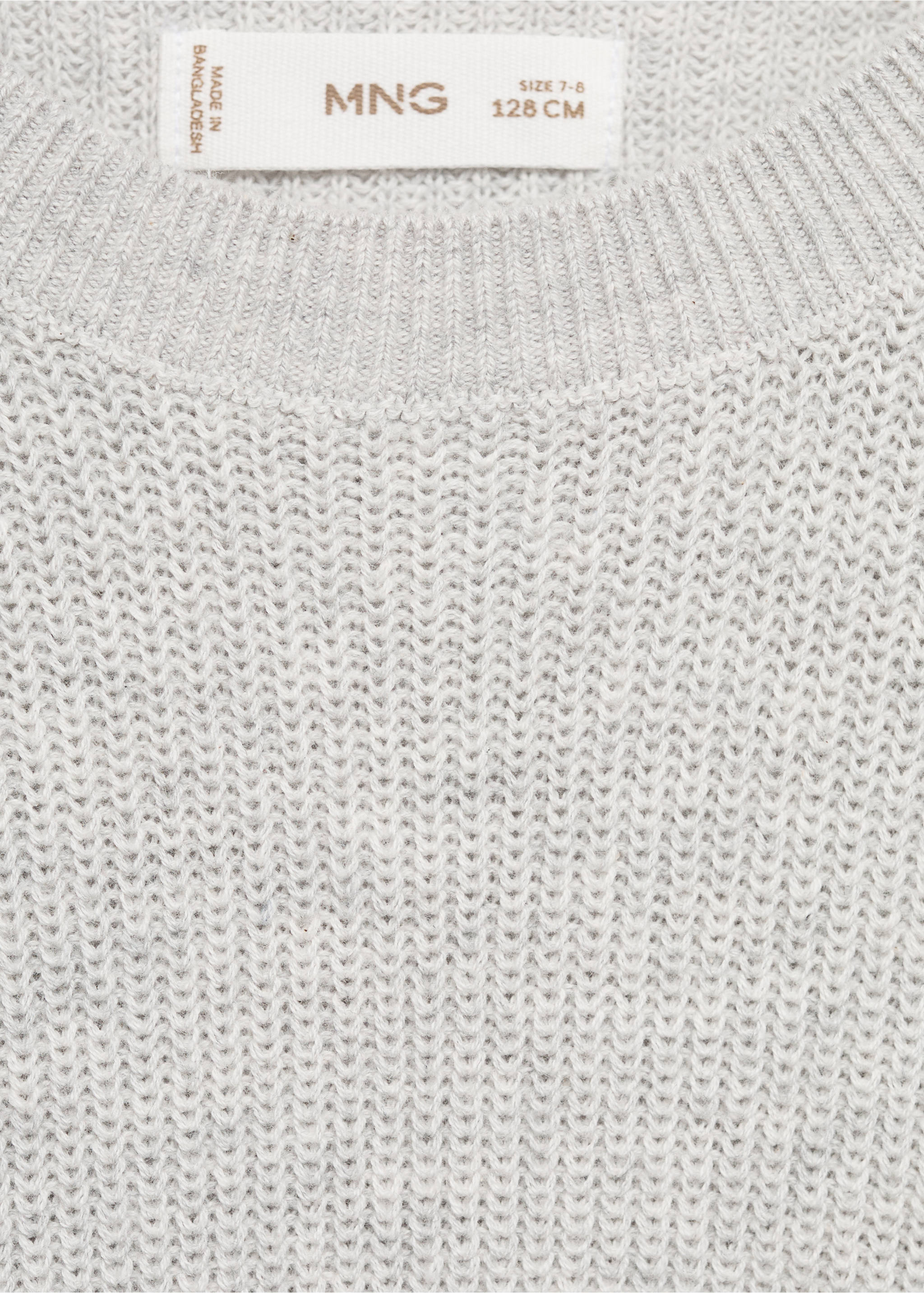 Vestit midi punt - Detall de l'article 8, Gris clar vigoré. Ref: 17085153-00.