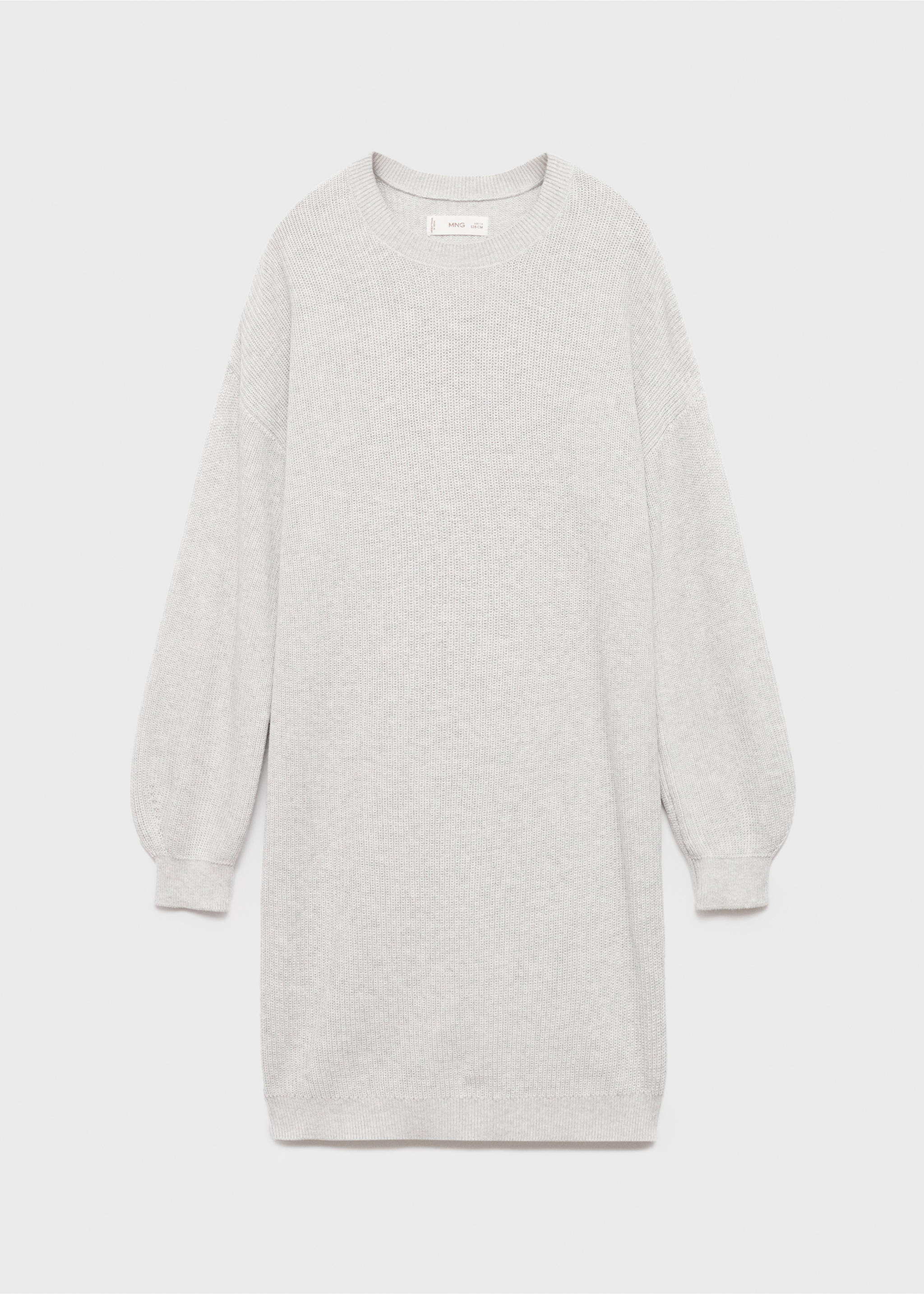 Vestit midi punt - Article sense model, Gris clar vigoré. Ref: 17085153-00.