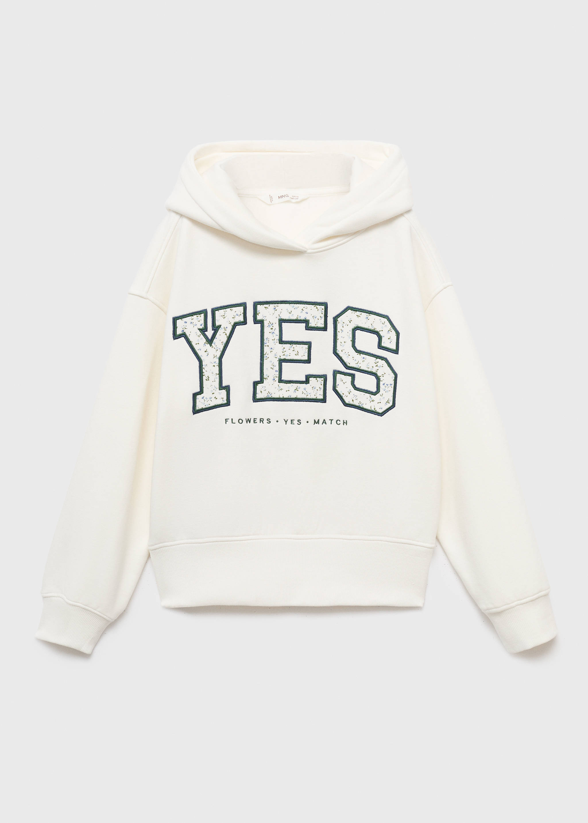 Sudadera bordada estampado floral - Artículo sin modelo