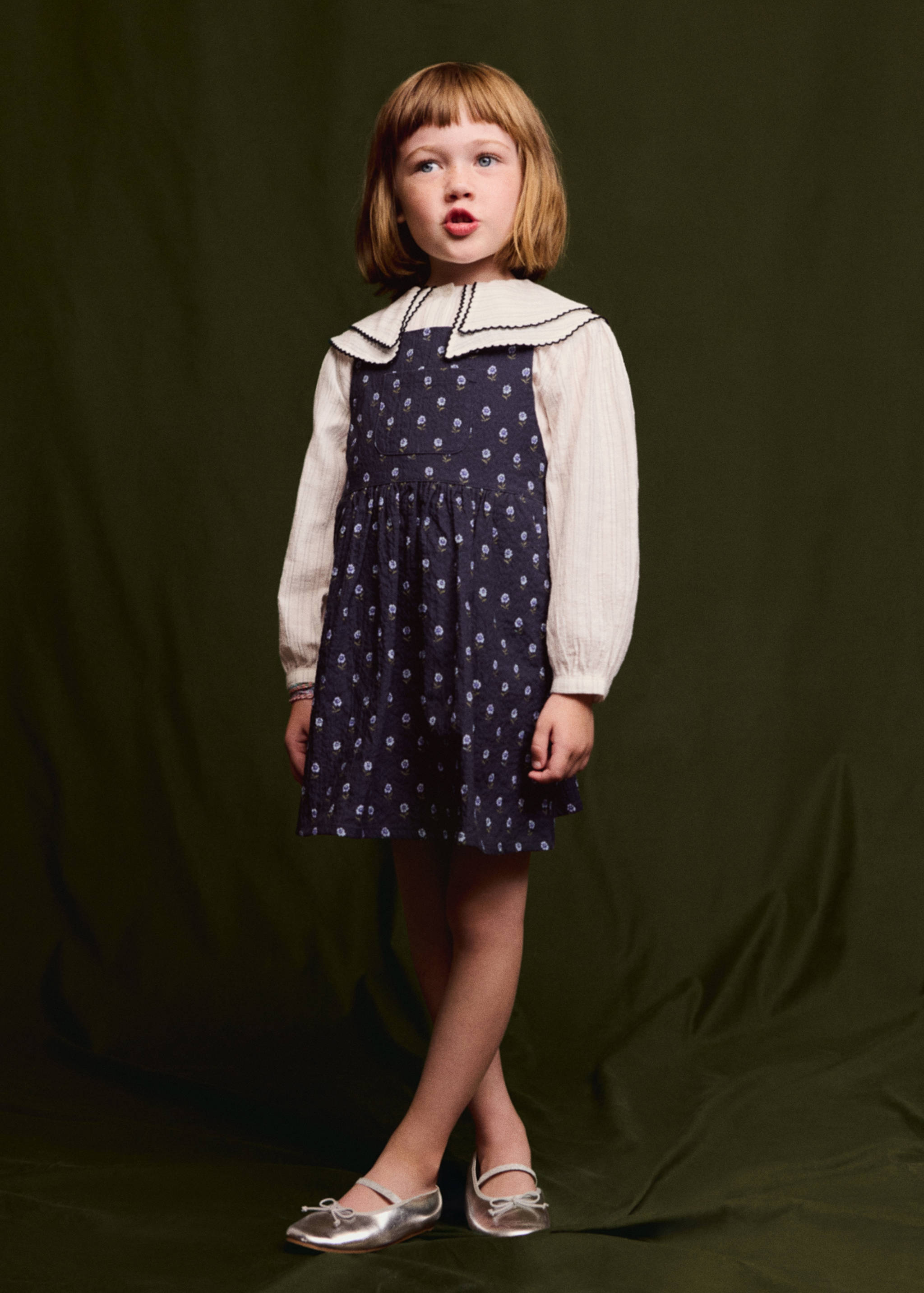 Blusa às riscas com gola baby-doll - Pormenor do artigo 5