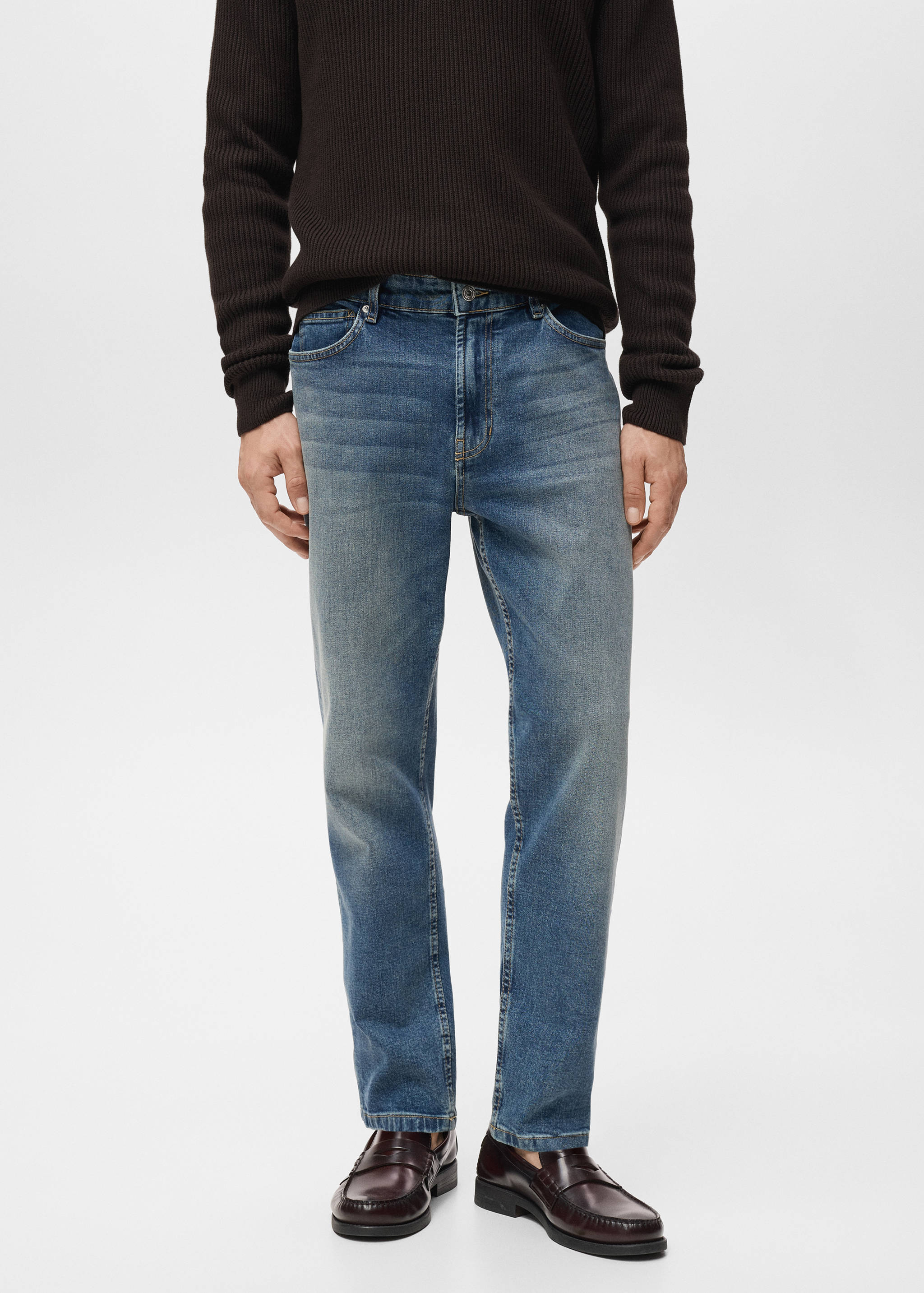 Benin tapered-fit jeans - Medium plane