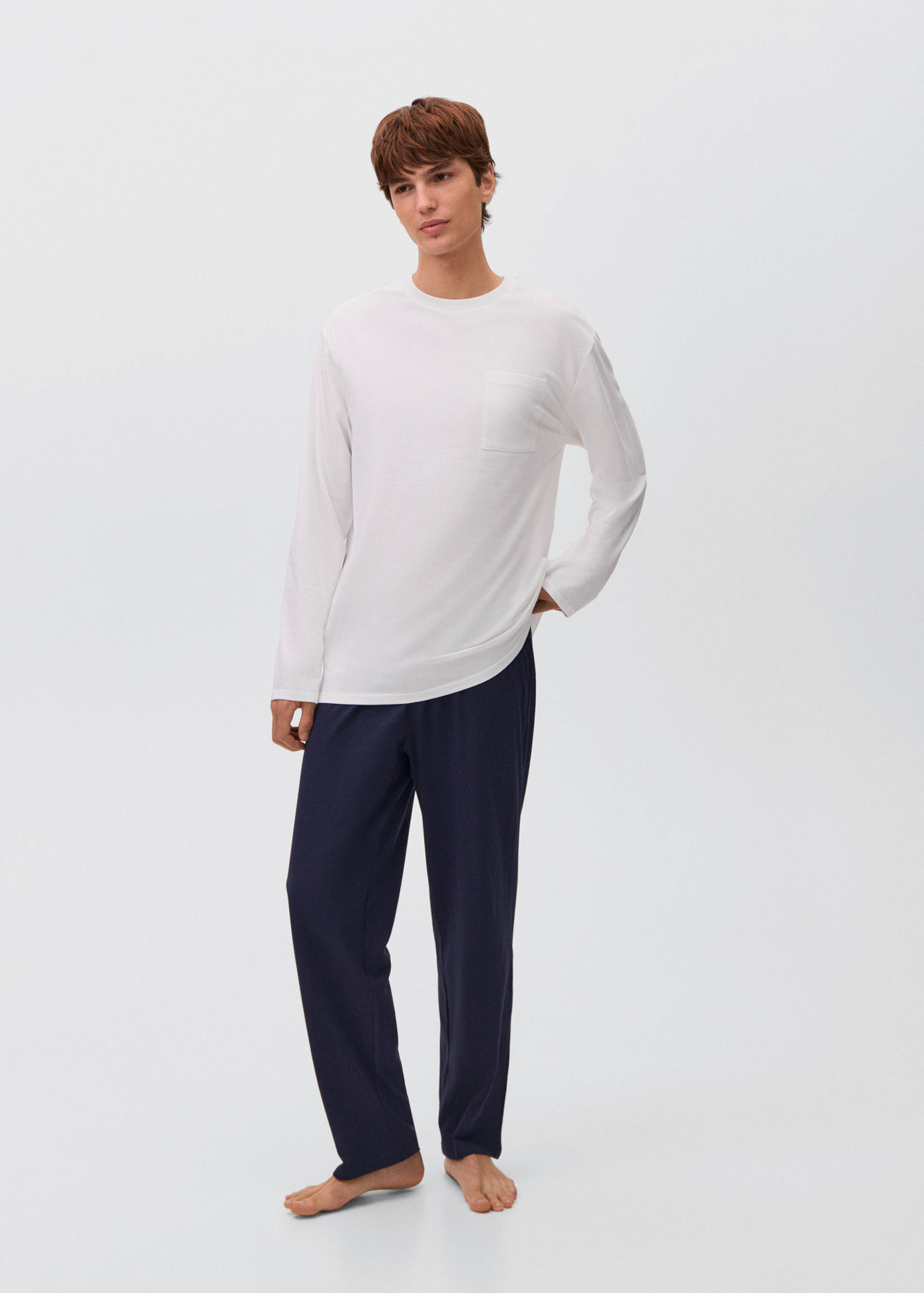 Cotton long pyjamas - General plane