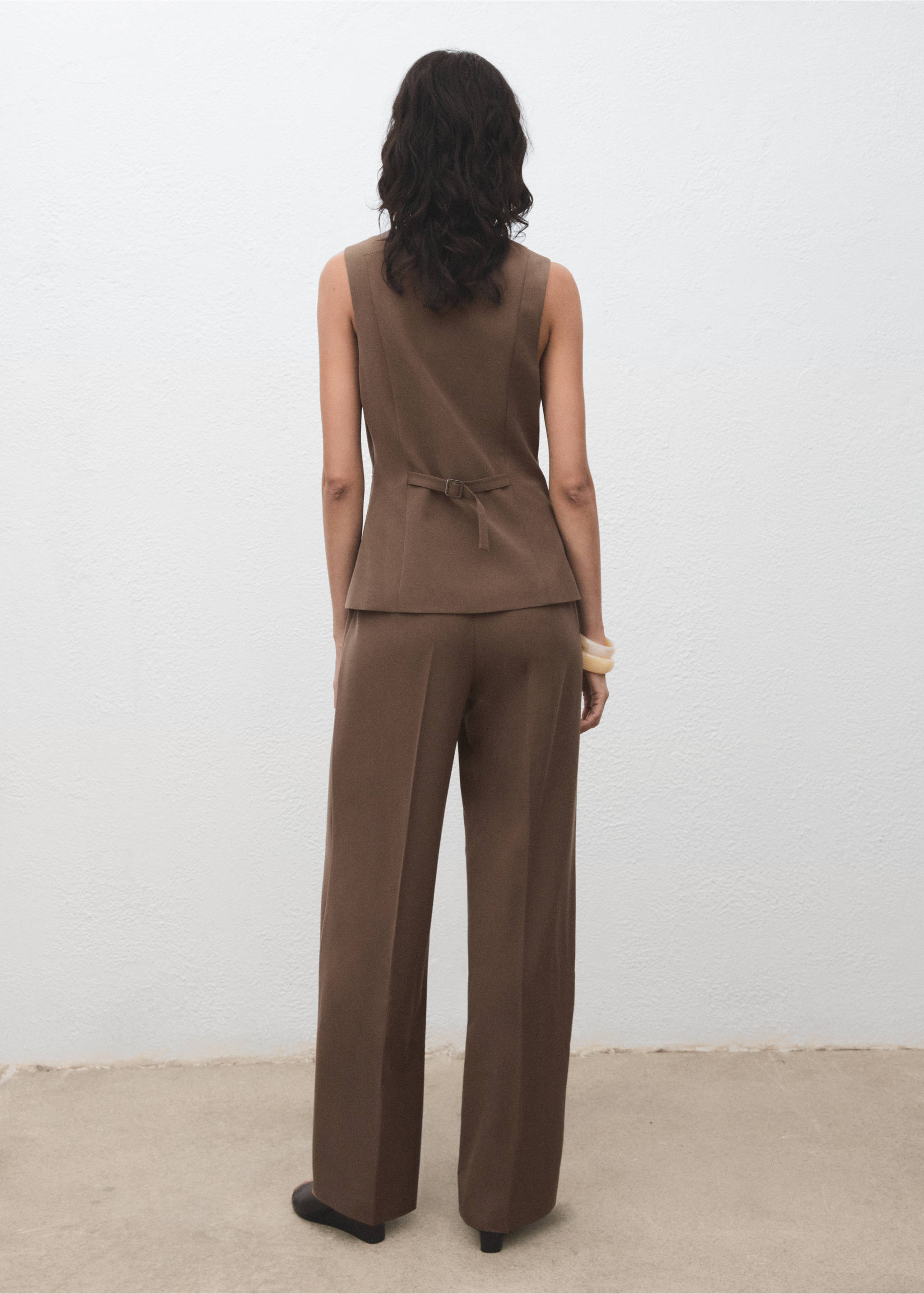 Long suit-style jumpsuit - Reverse of the article, Brown. Ref: 17085788-00.