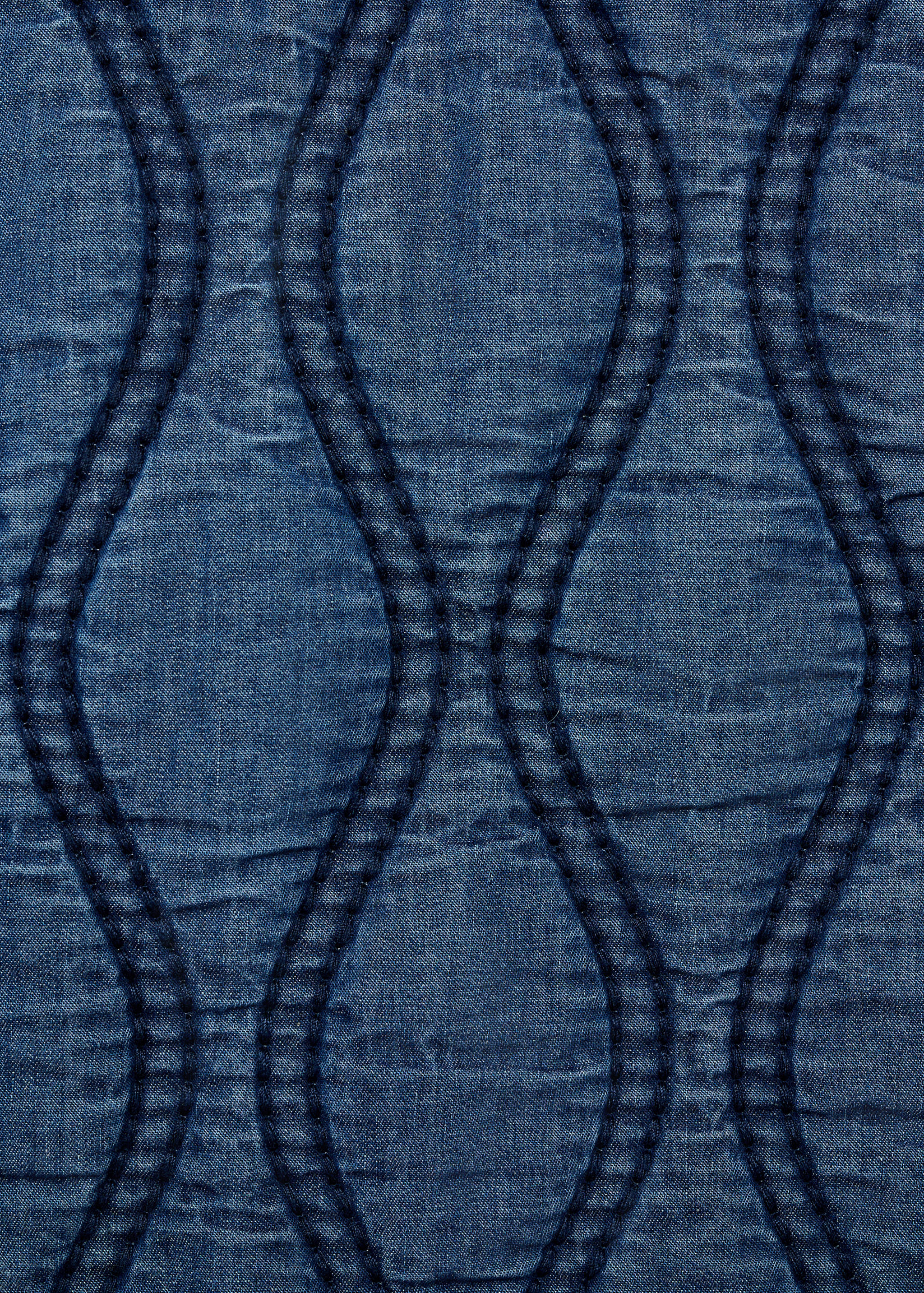 Quilted denim jacket - Details of the article 0
