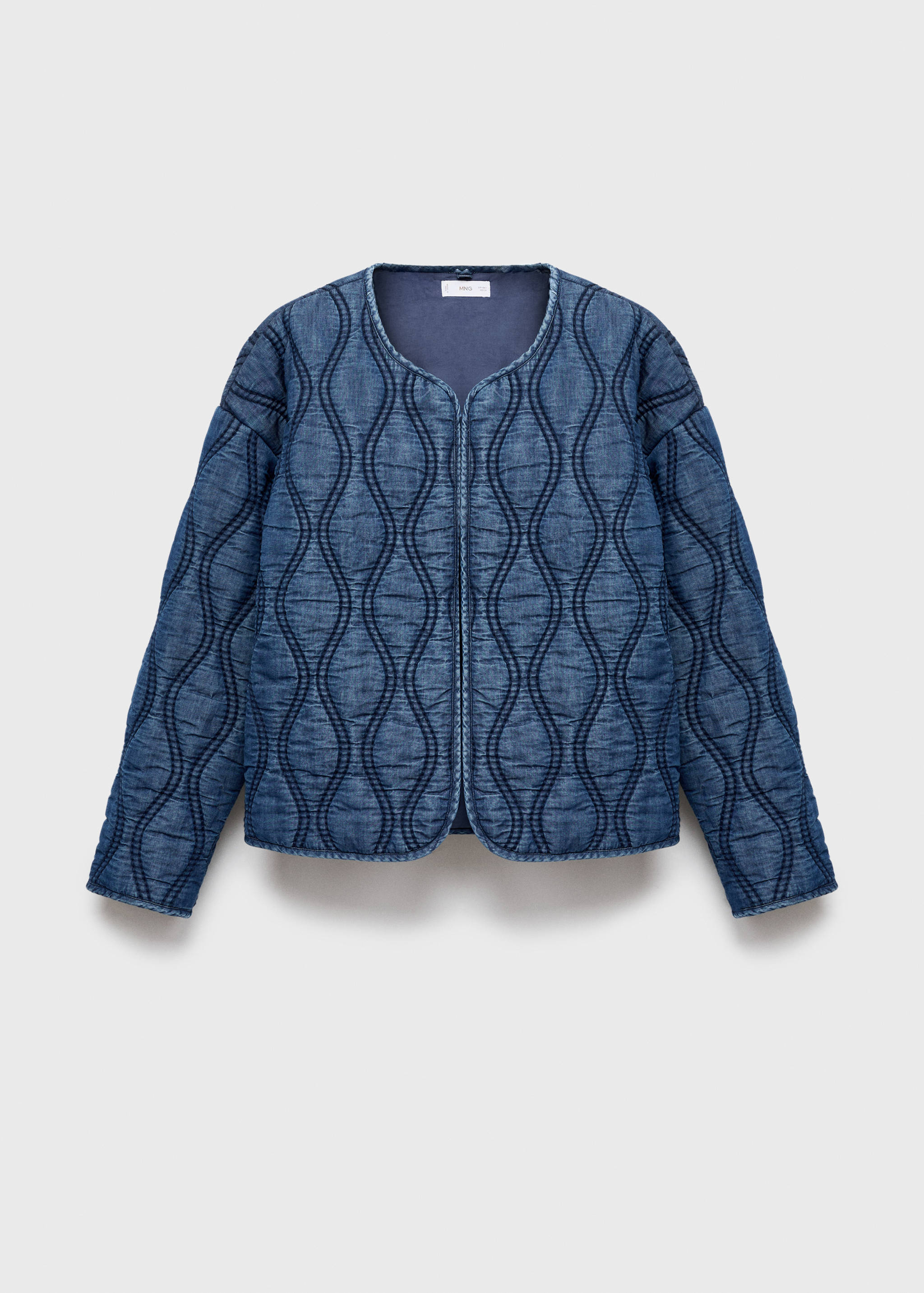 Quilted denim jacket - Article without model