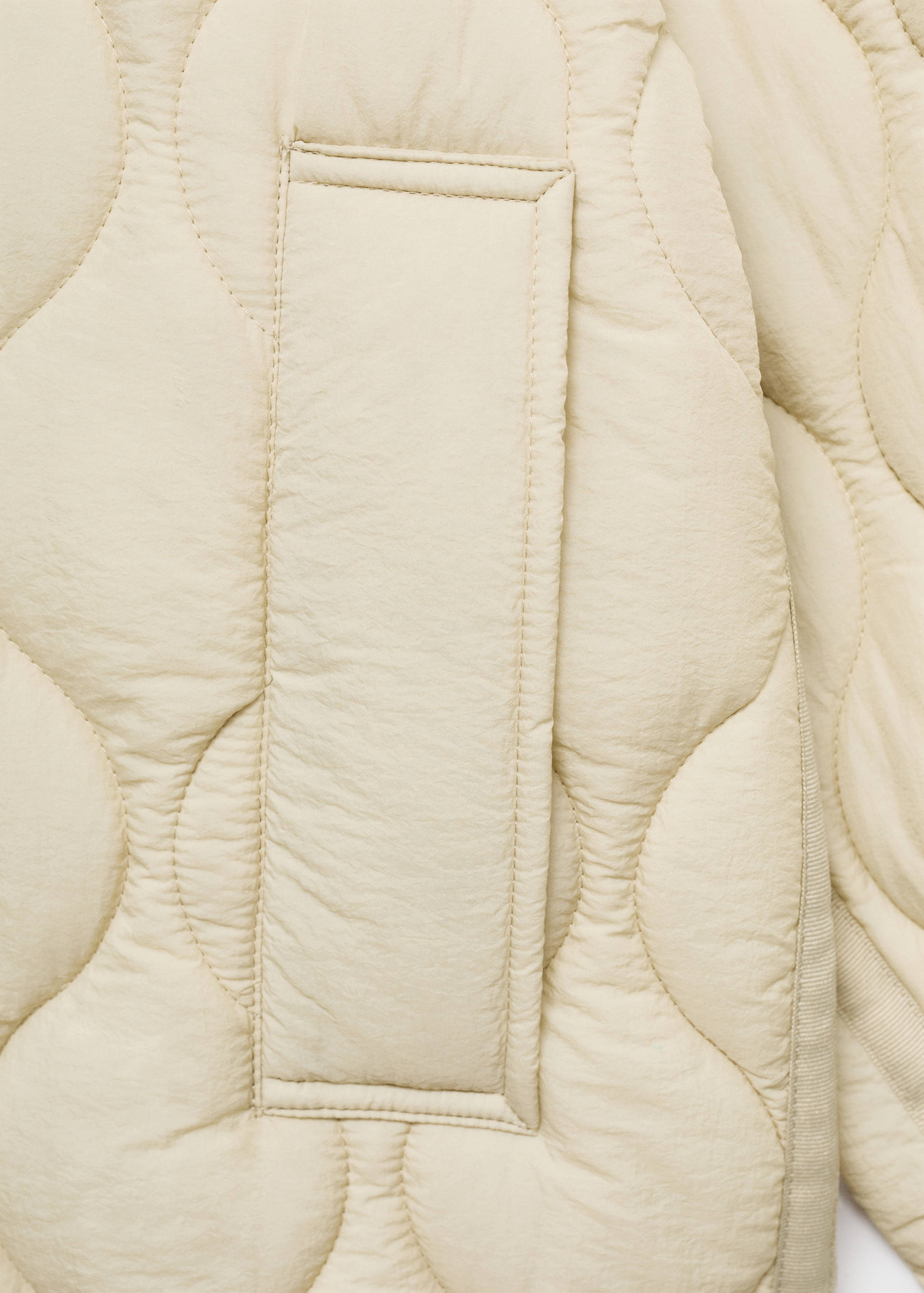 Oversized quilted anorak - Details of the article 0