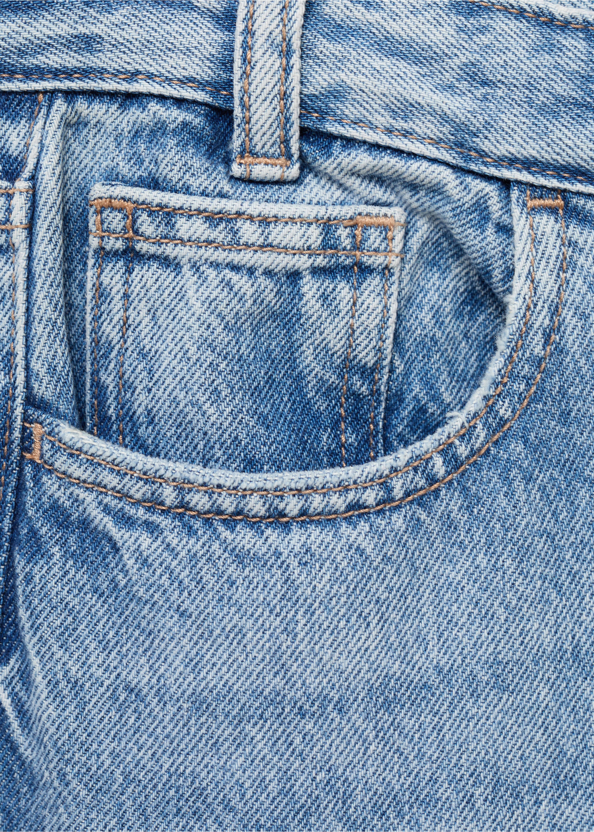 Cross-waist jeans - Details of the article 0, Light Blue. Ref: 17085795-00.