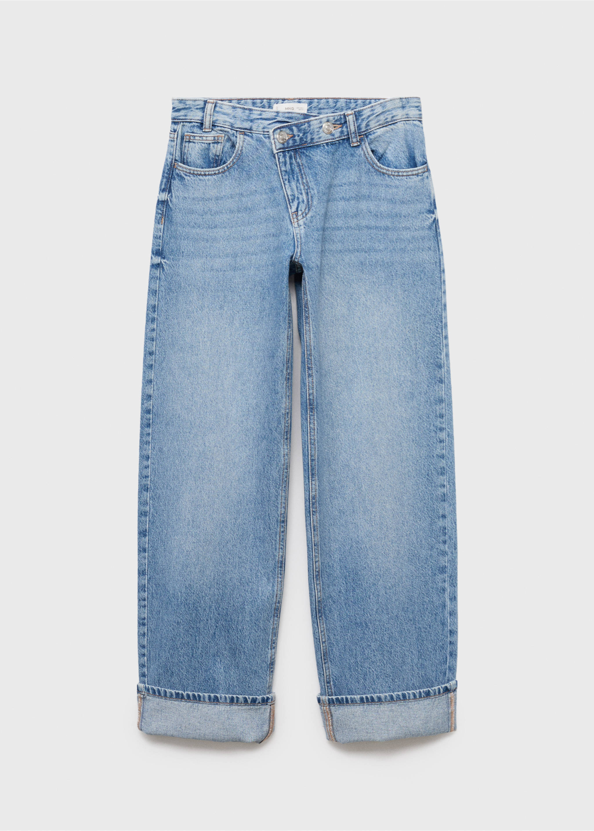 Cross-waist jeans - Article without model, Light Blue. Ref: 17085795-00.