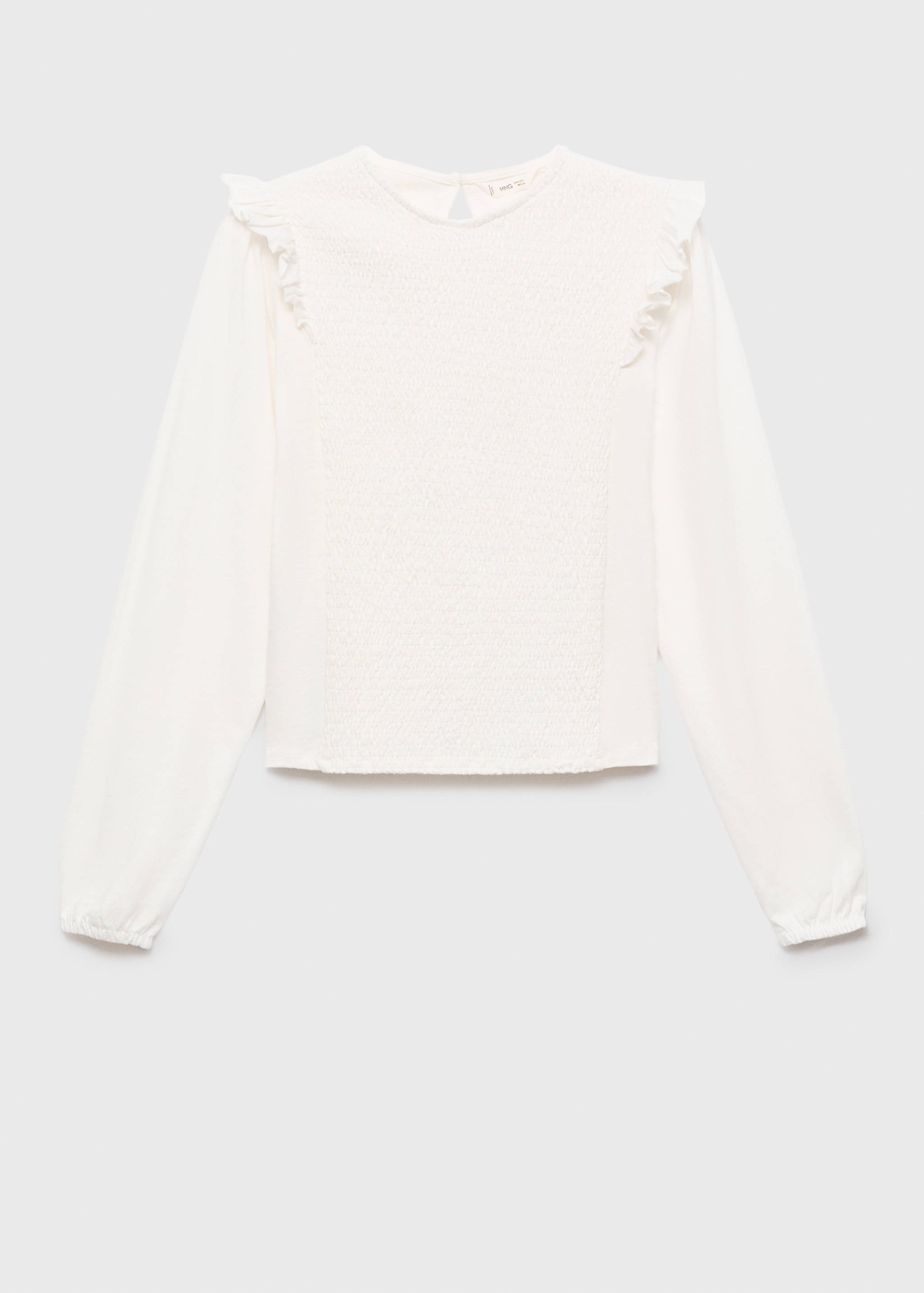 Ruffles ruched T-shirt - Article without model