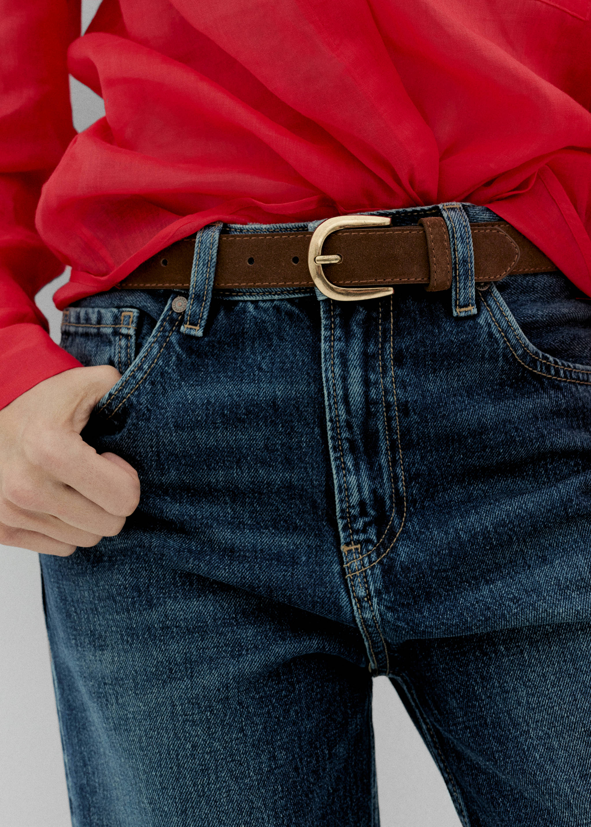 Ceinture en croûte de cuir - Plan général