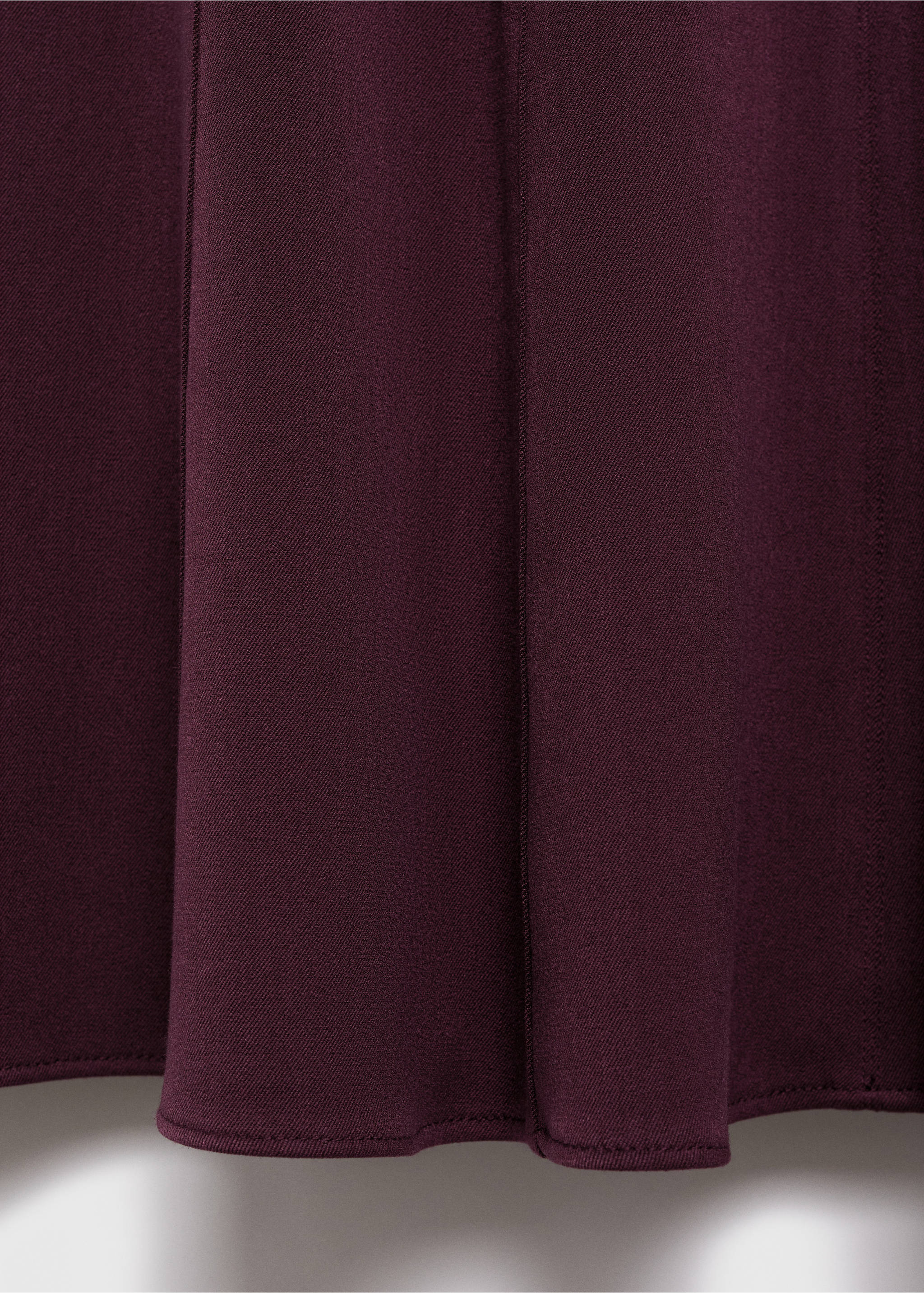 A-Linien-Kleid mit Abnähern - Detail des Artikels 0, Bordeaux. Ref: 17085819-00.