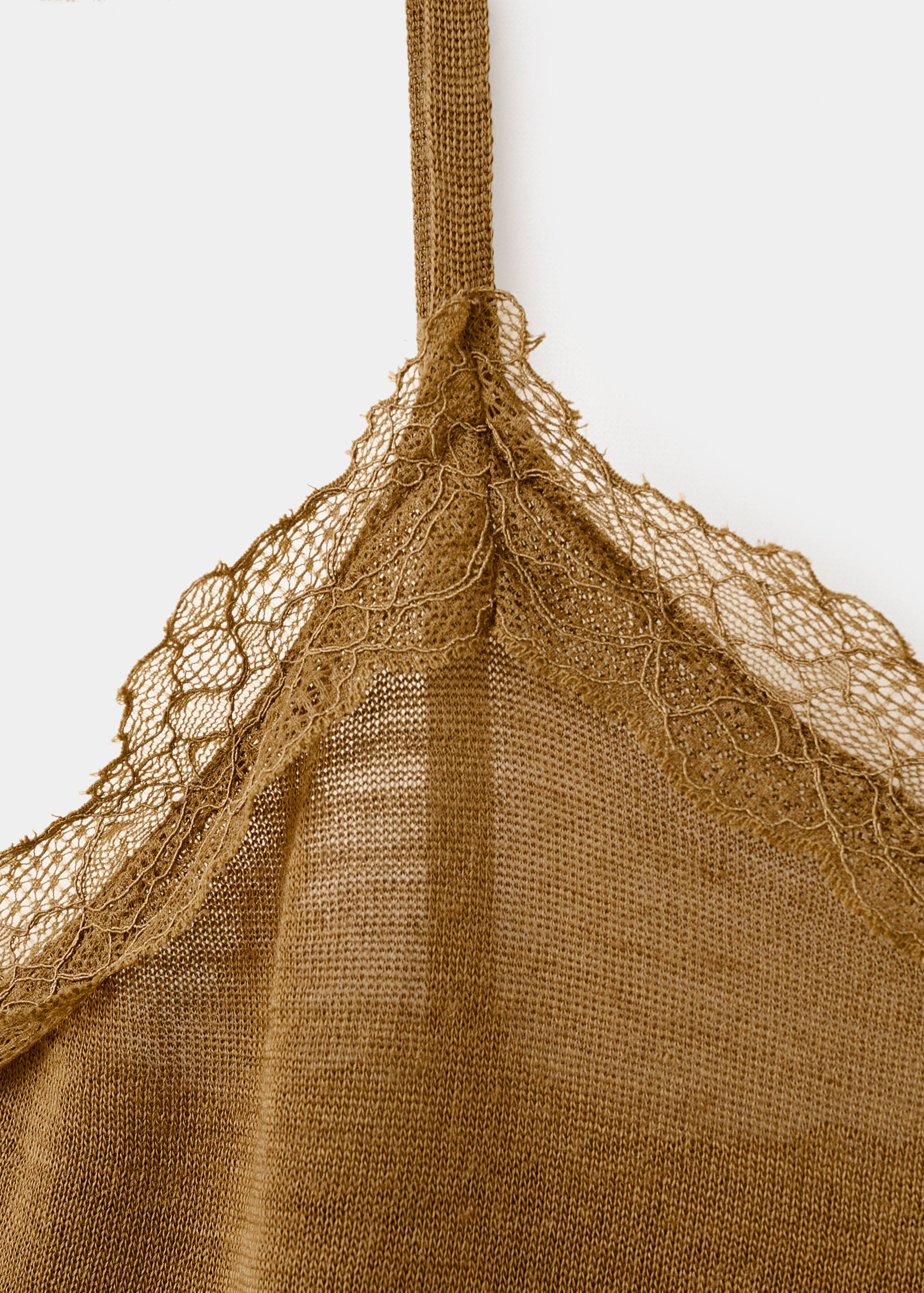 Wool-blend lace top - Details of the article 8
