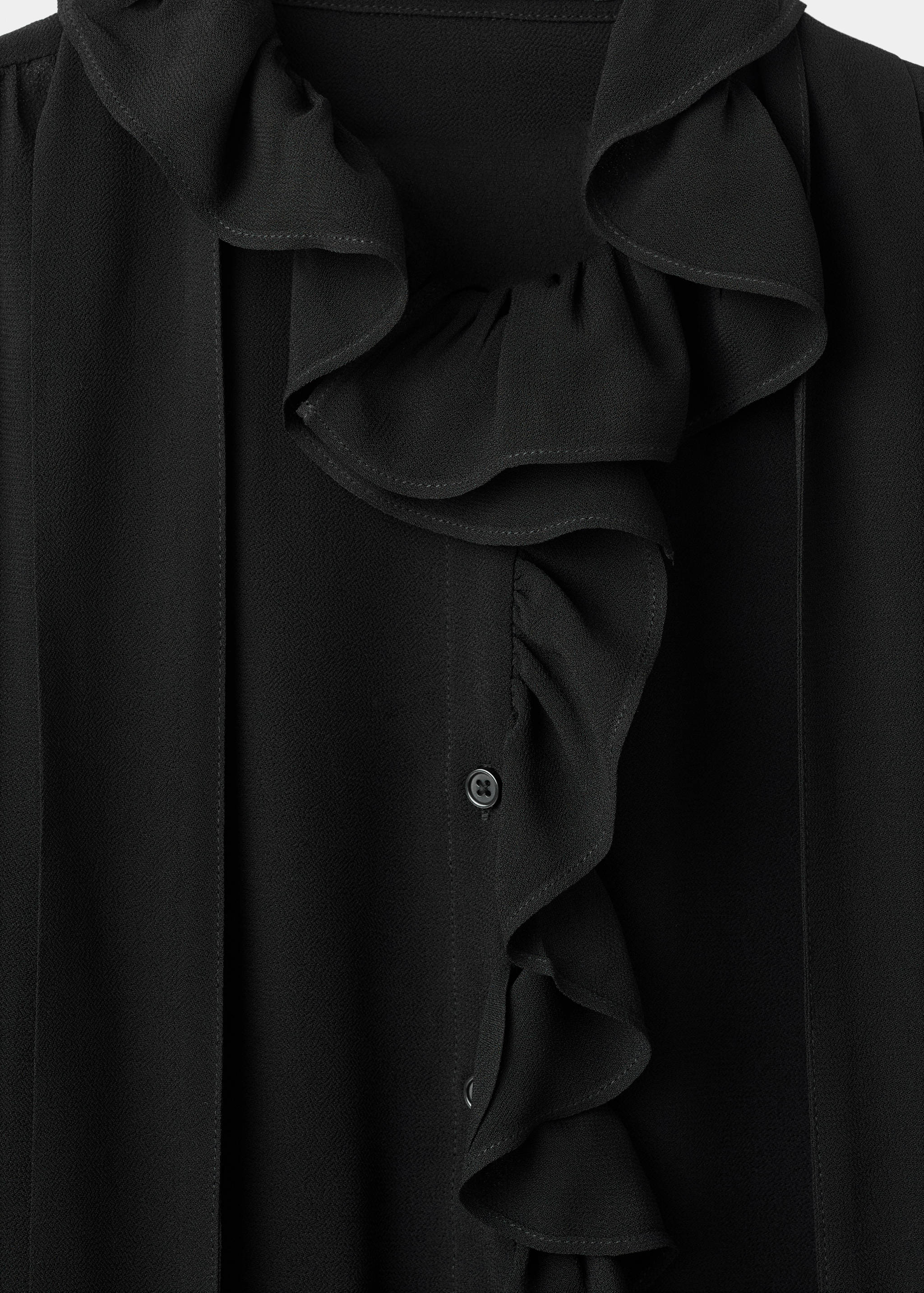 Blus med volanger i foulard-material - Detaljer om artikeln 8