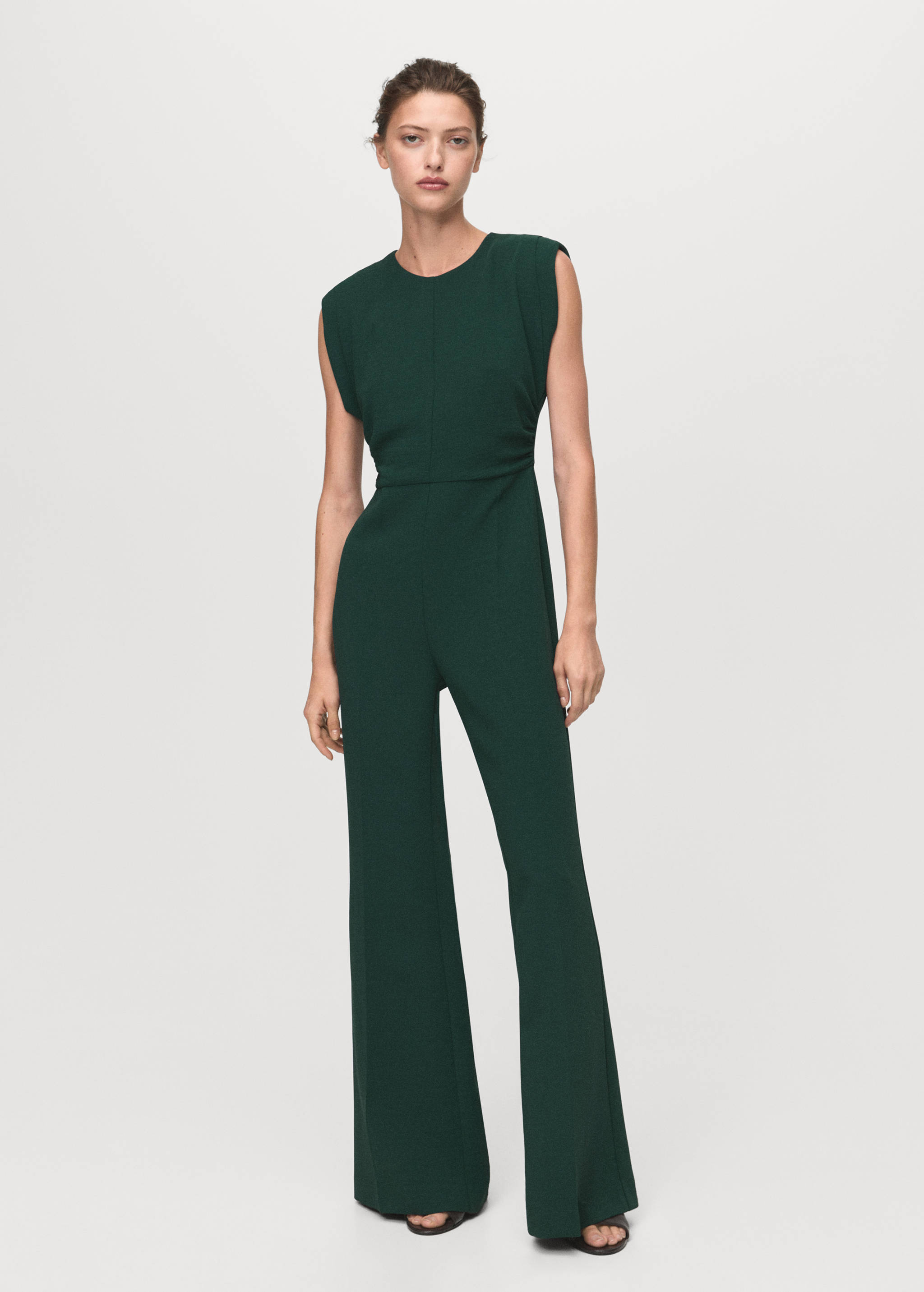 Ruched long jumpsuit - General plane