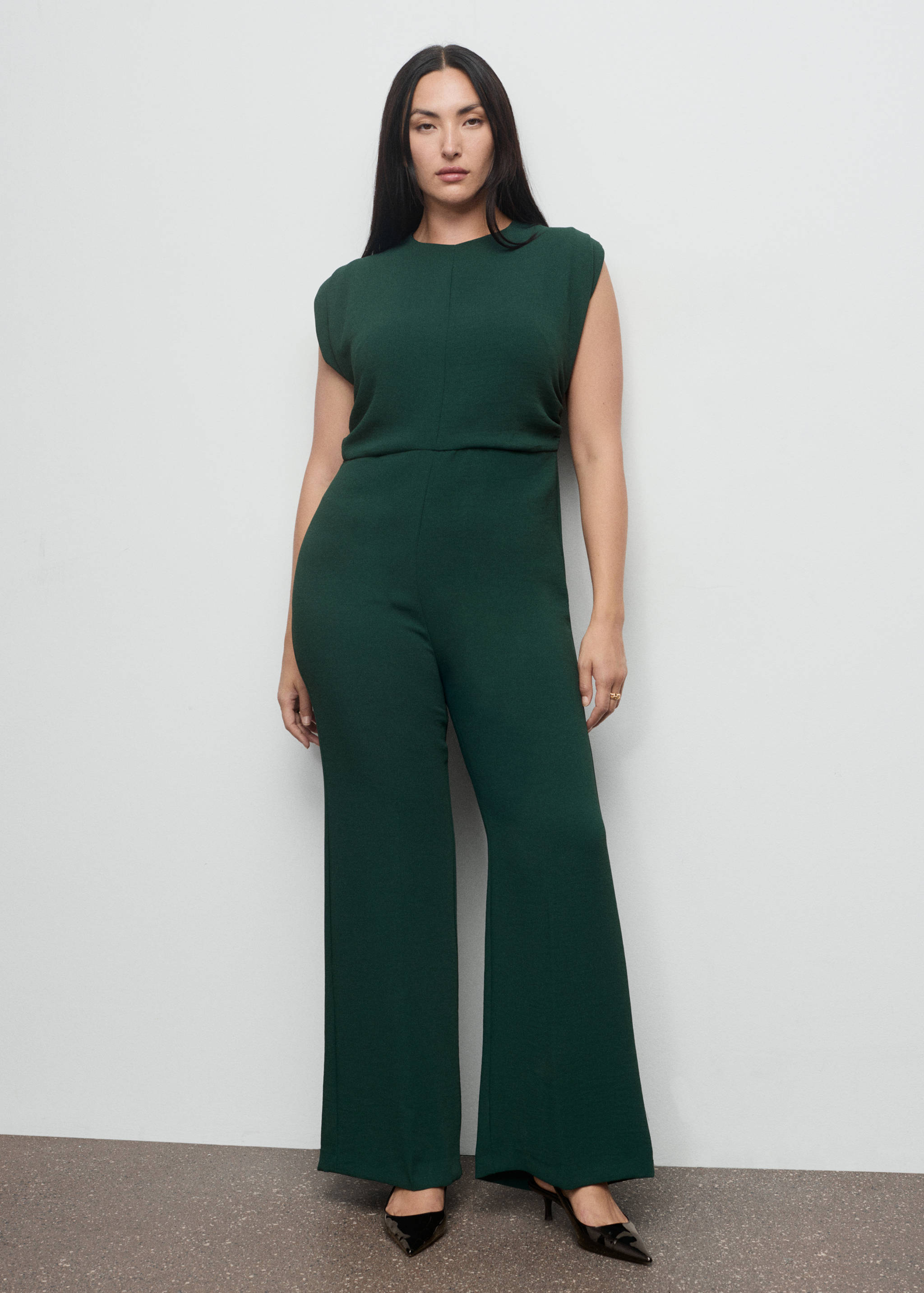 Ruched long jumpsuit - Details of the article 6