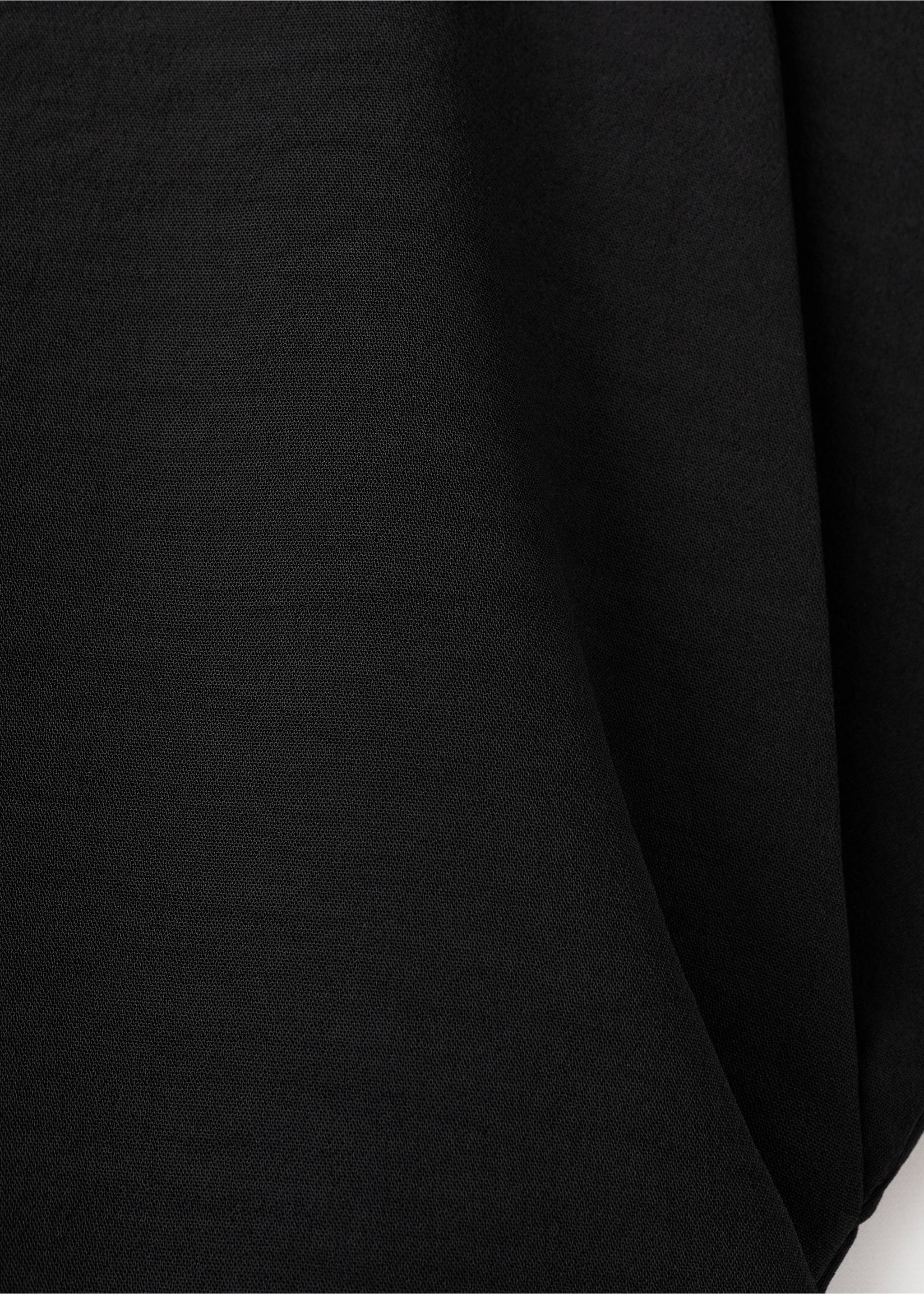 Ruched long jumpsuit - Details of the article 8, Black. Ref: 17085829-00.