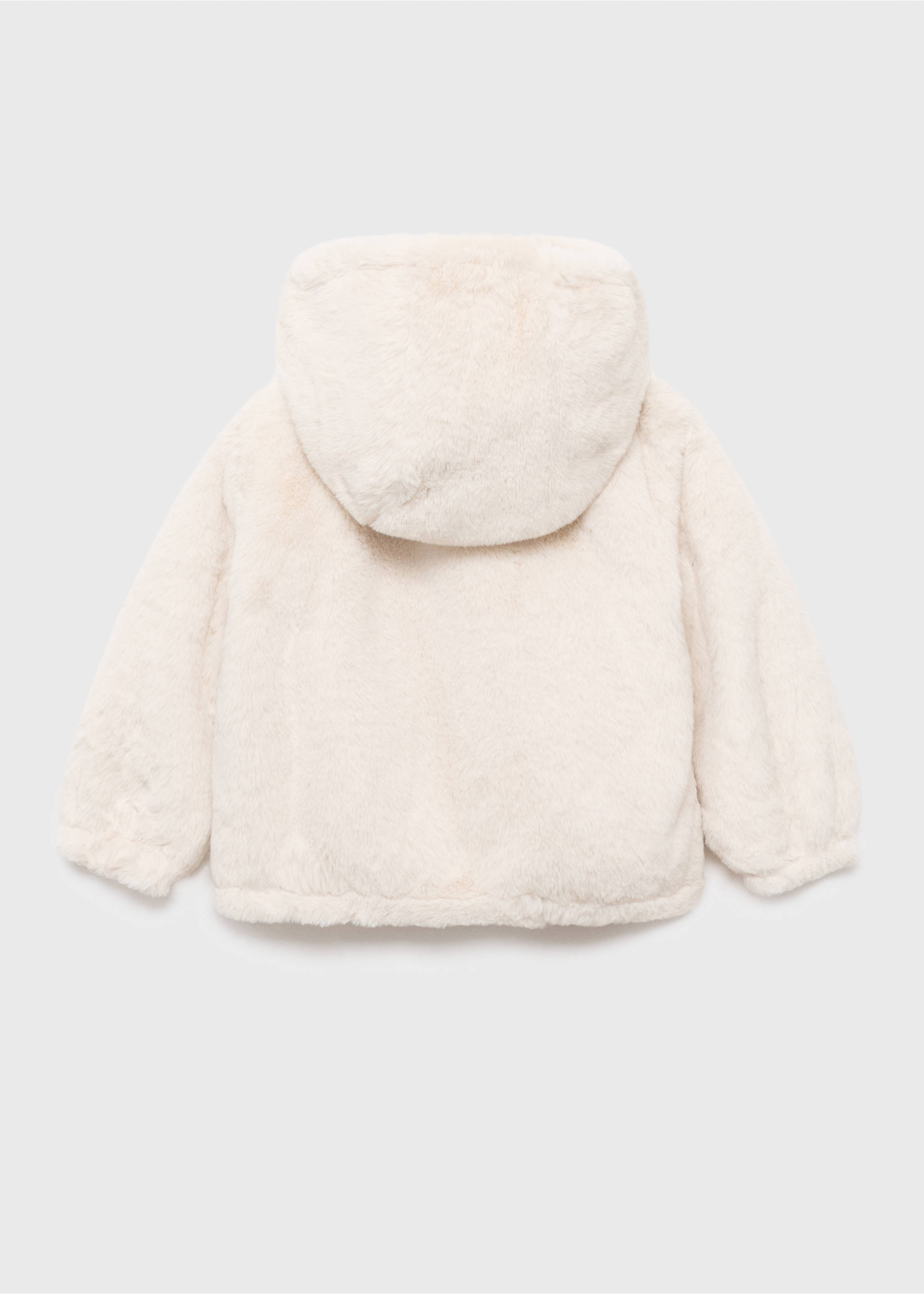Reversible fur coat - Reverse of the article, Off White. Ref: 17085968-00.
