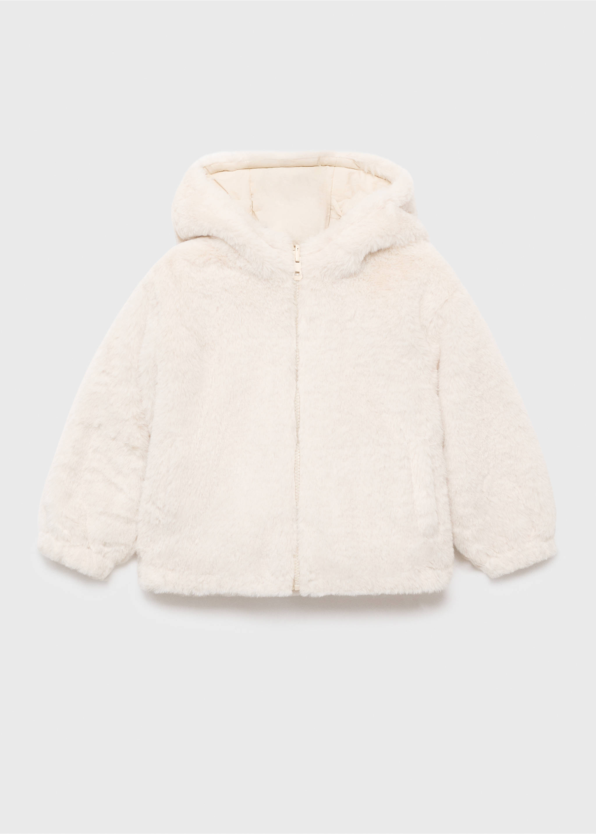 Reversible fur coat - Article without model, Off White. Ref: 17085968-00.